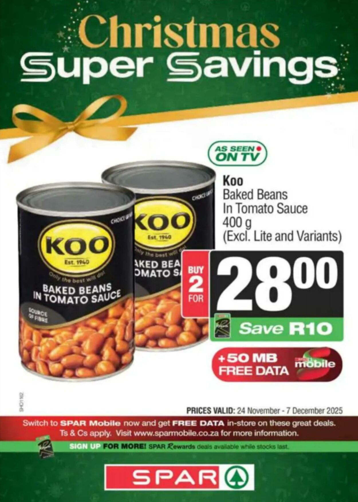 Special Spar 24.11.2025 - 07.12.2025