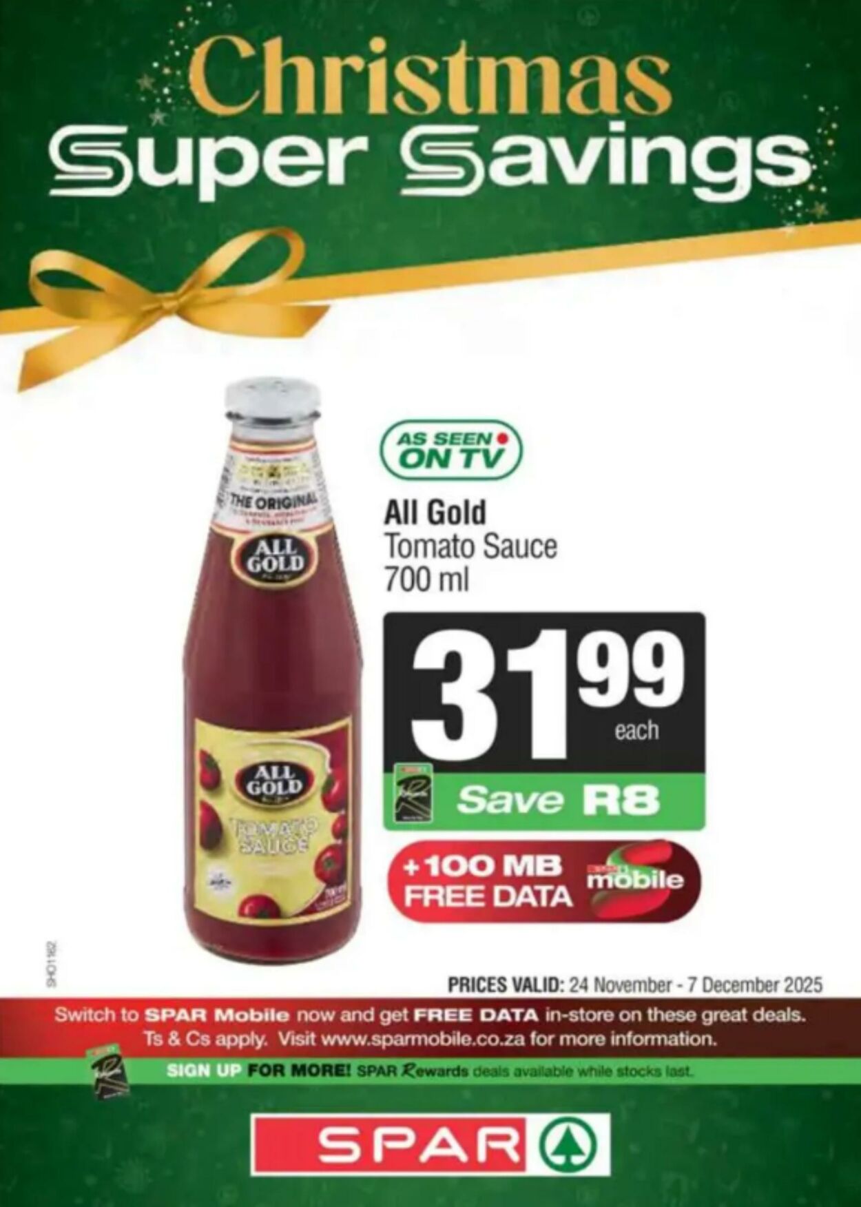 Special Spar 24.11.2025 - 07.12.2025