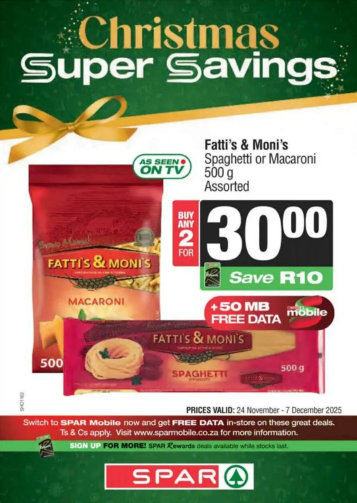 Special Spar 24.11.2025 - 07.12.2025