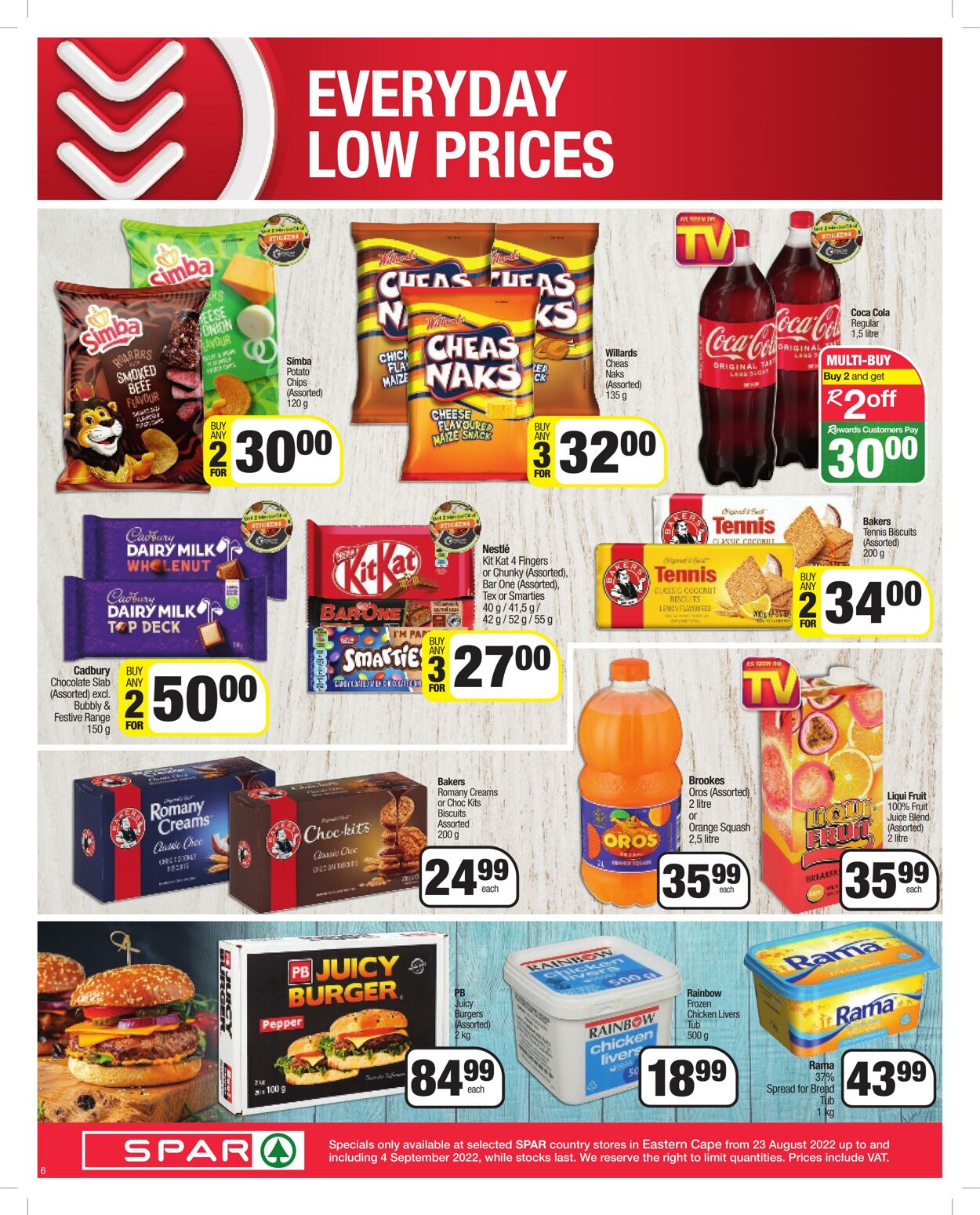 Spar Promotional Leaflet - Valid from 23.08 to 04.09 - Page nb 6 - za ...