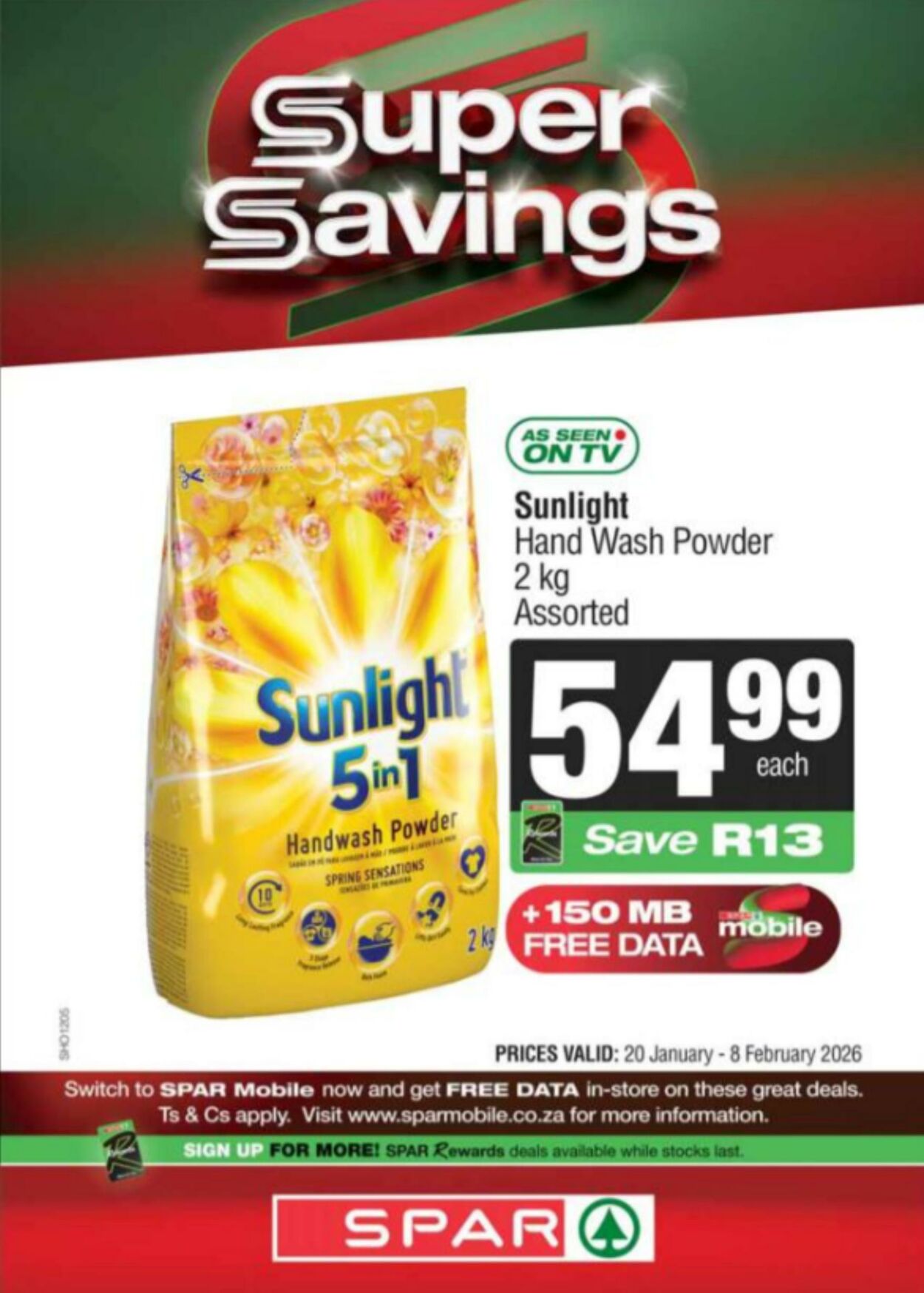 Special Spar 20.01.2026 - 08.02.2026