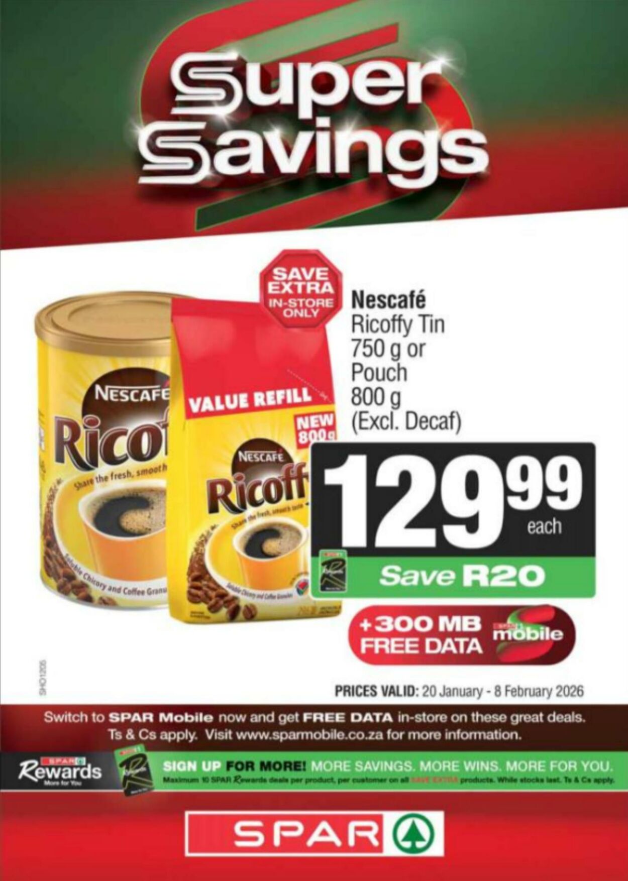 Special Spar 20.01.2026 - 08.02.2026