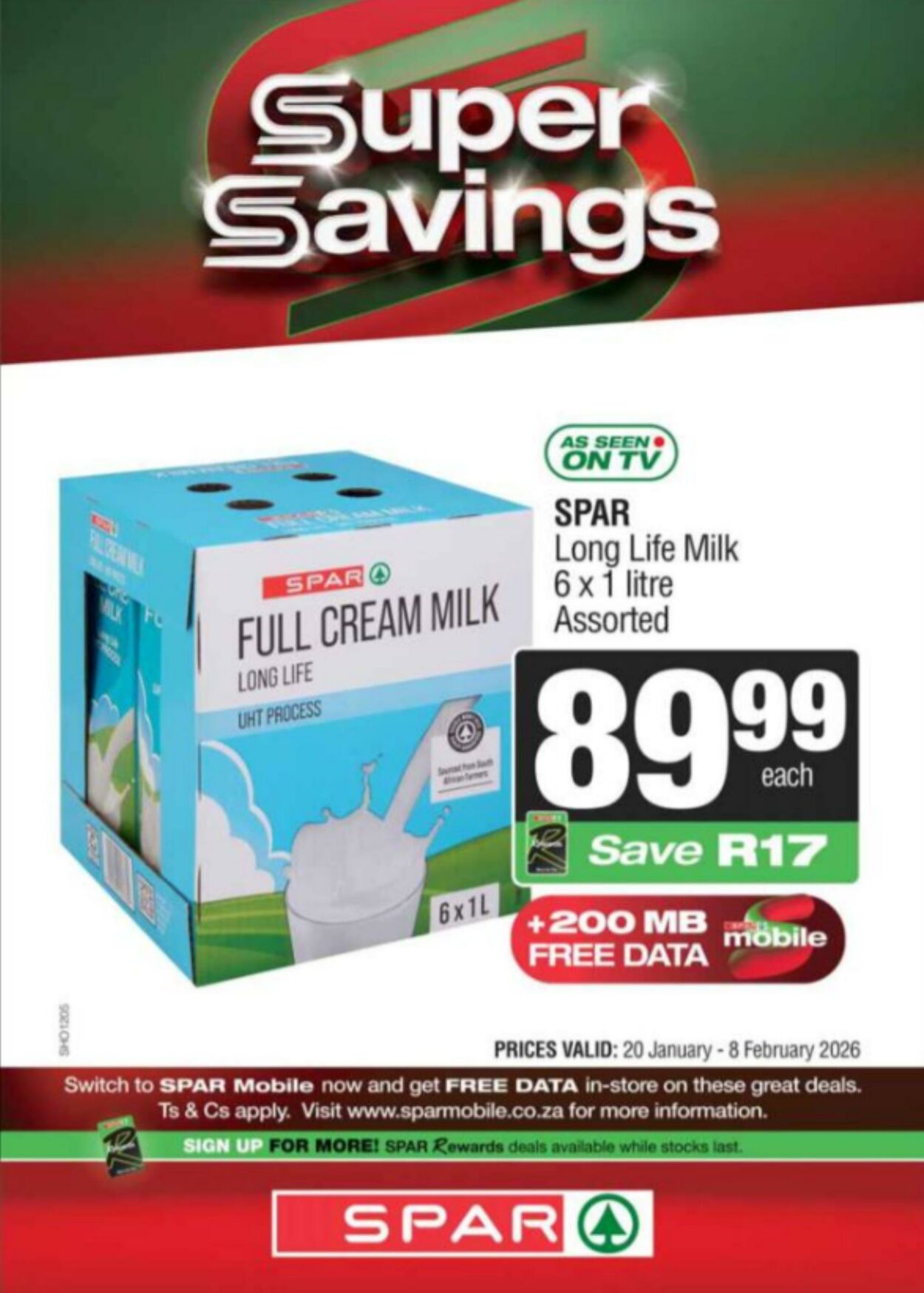 Special Spar 20.01.2026 - 08.02.2026