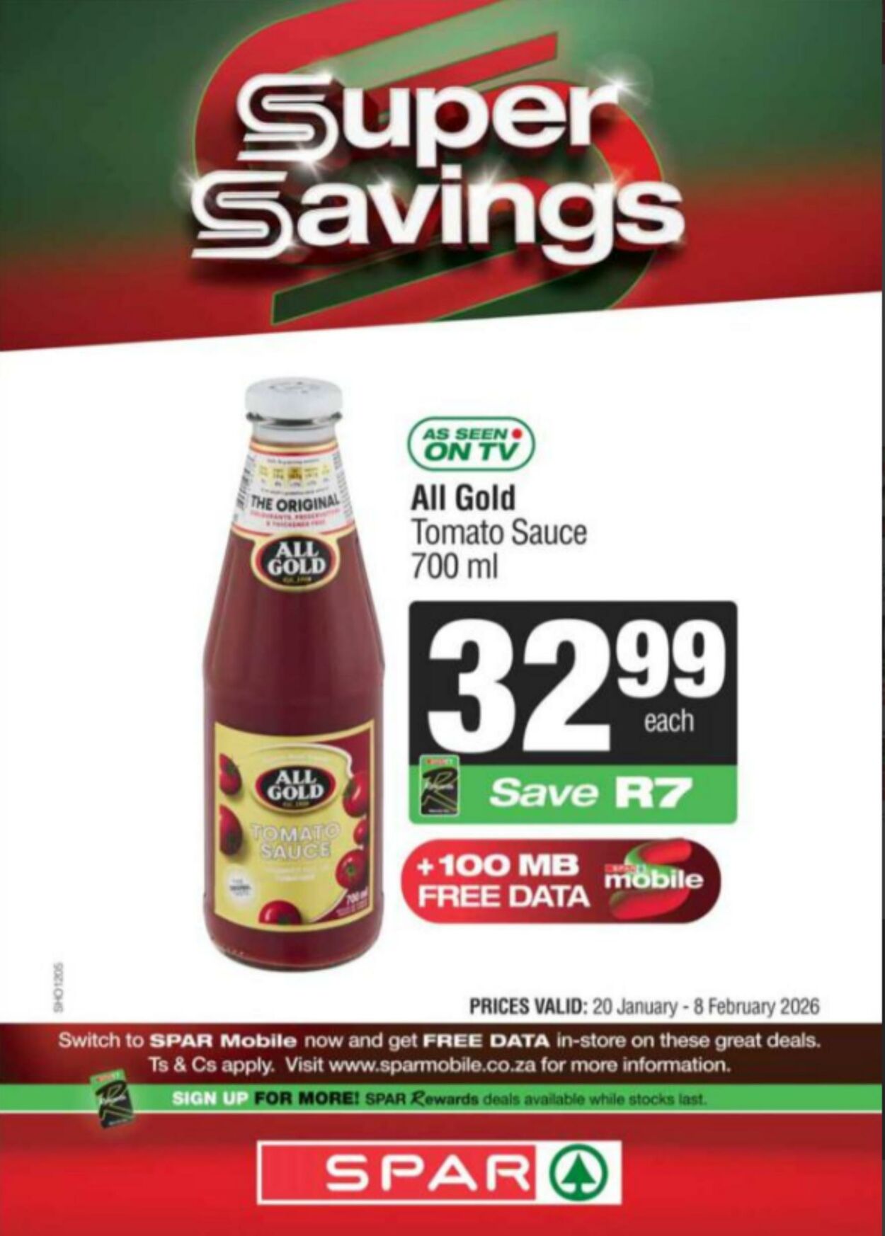 Special Spar 20.01.2026 - 08.02.2026