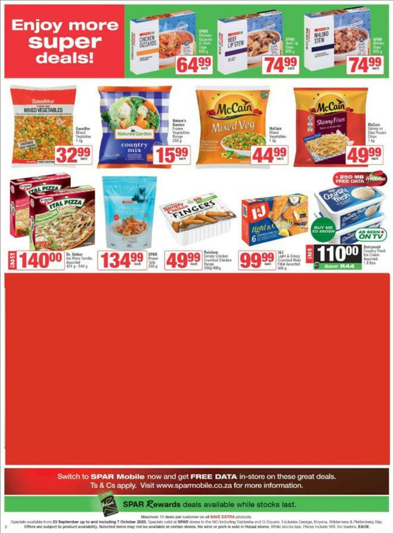 Special Spar 23.09.2025 - 07.10.2025