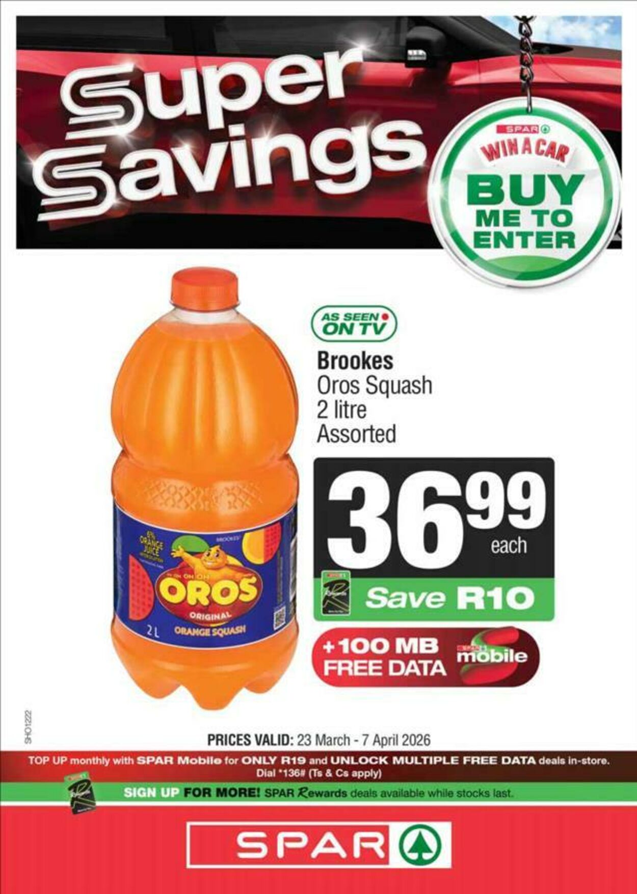 Special Spar 24.03.2026 - 07.04.2026