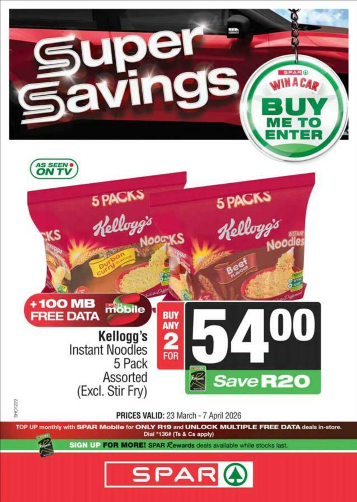 Special Spar 24.03.2026 - 07.04.2026