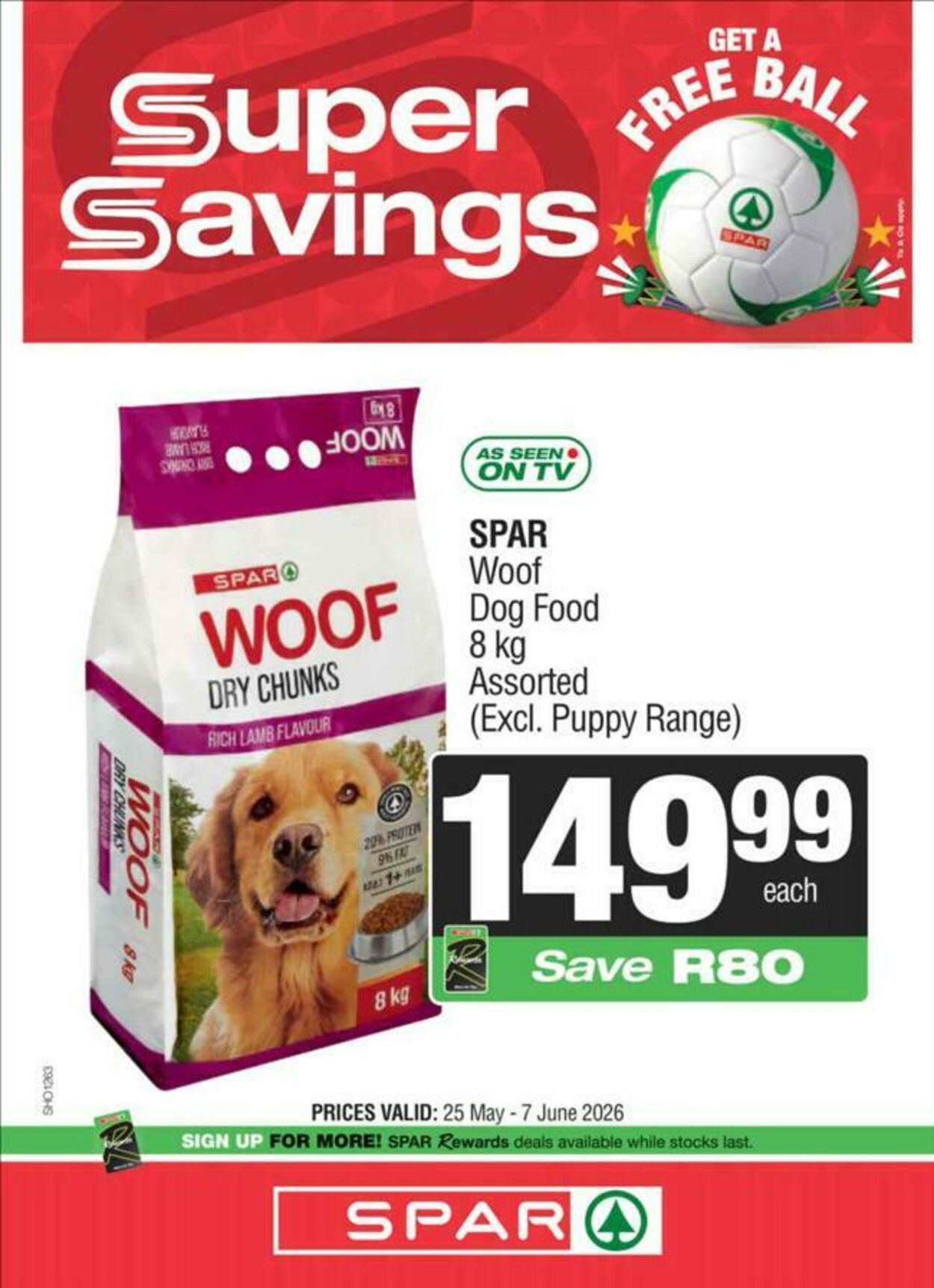 Special Spar - SuperSpar - Valid until 07 Jun, SA only 25 May, 2026 - 7 Jun, 2026