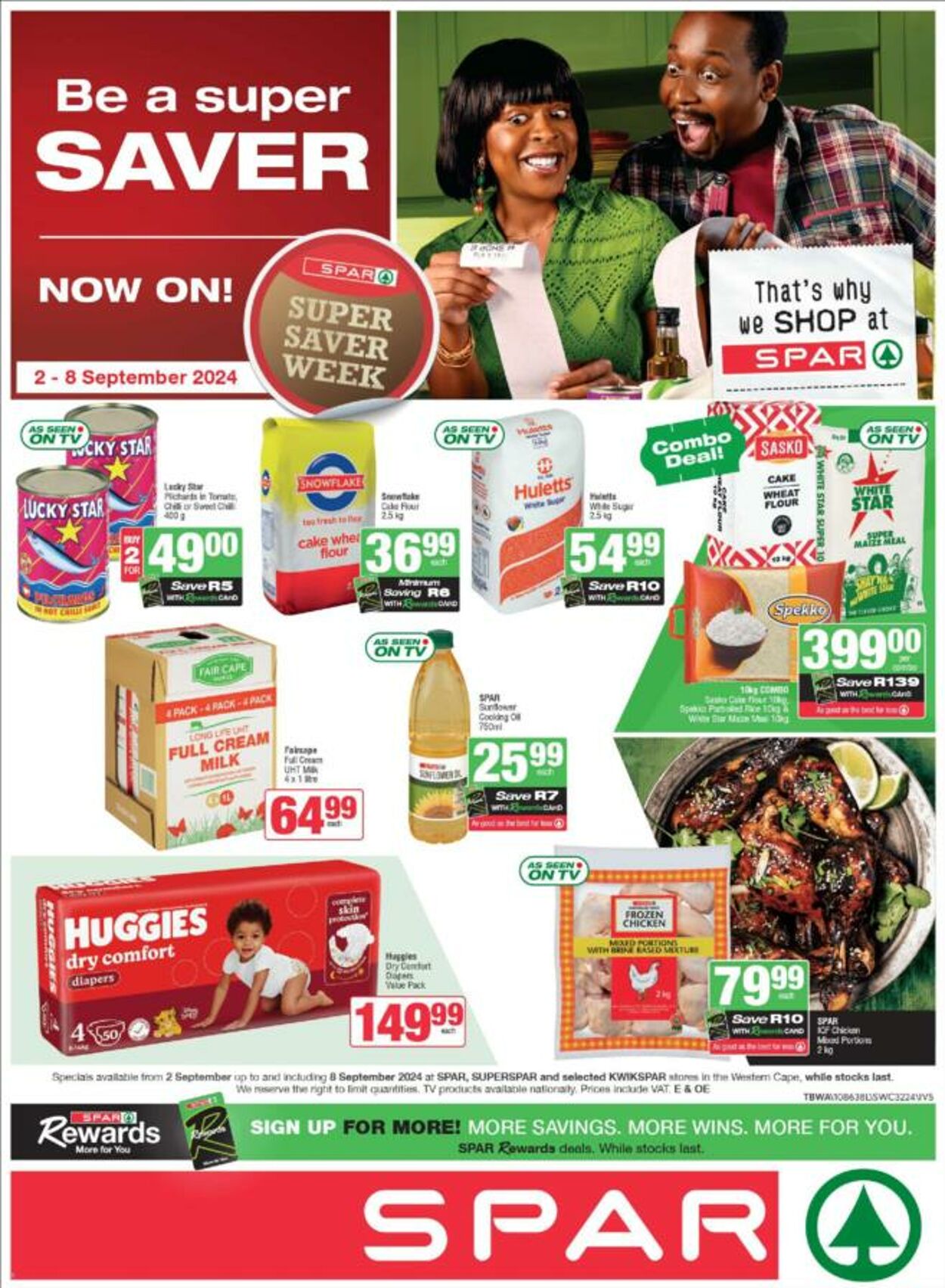 Special Spar - SuperSpar - Valid until 08 Sep, SA only 2 Sep, 2024 - 8 Sep, 2024