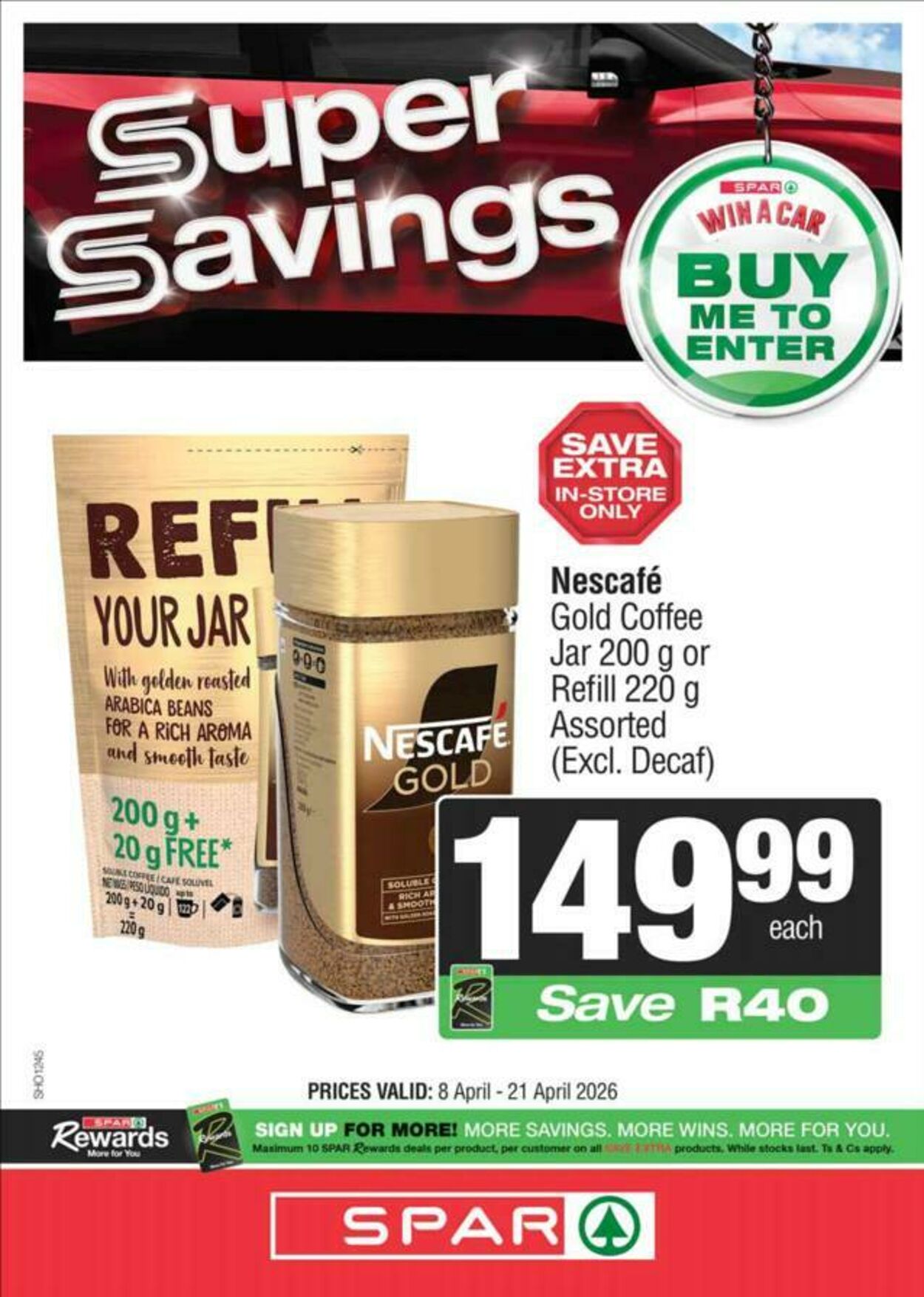 Special Spar 08.04.2026 - 21.04.2026