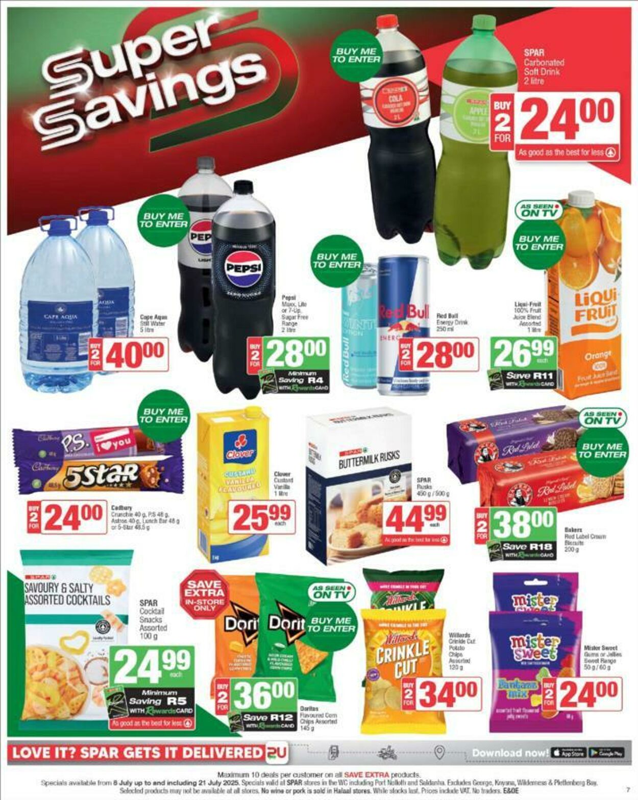 Special Spar 08.07.2025 - 21.07.2025
