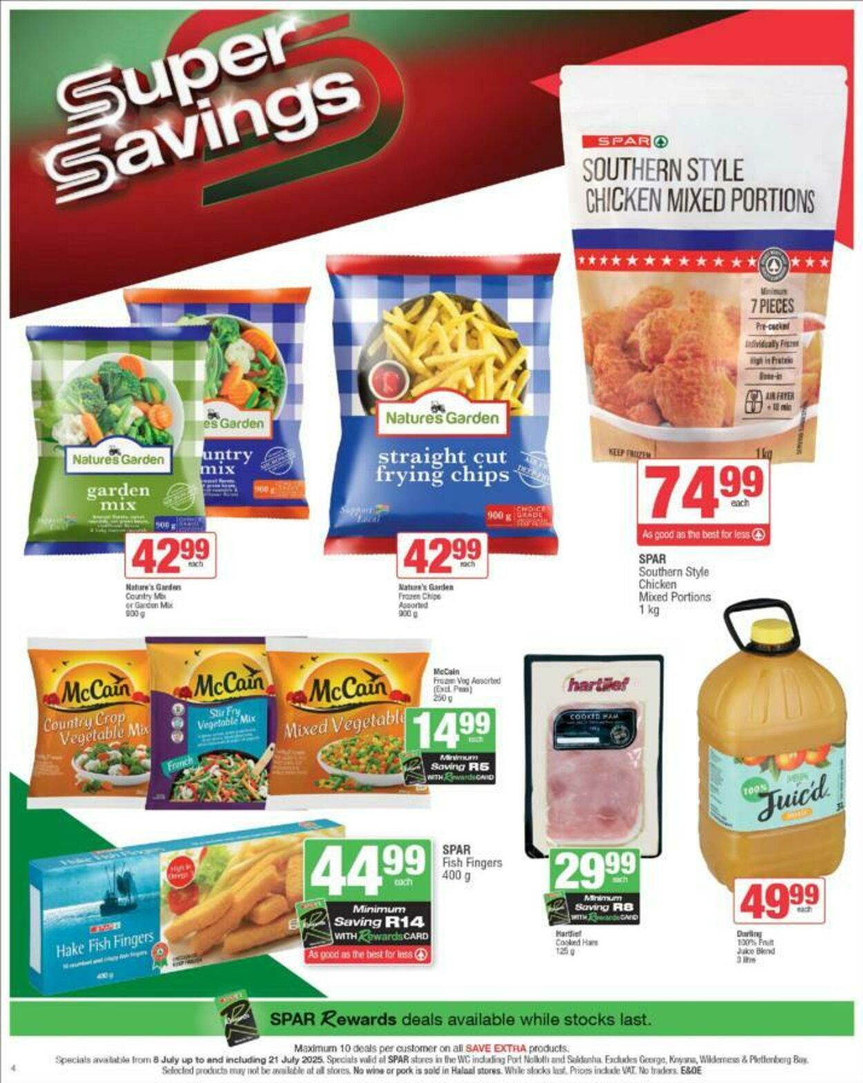 Special Spar 08.07.2025 - 21.07.2025