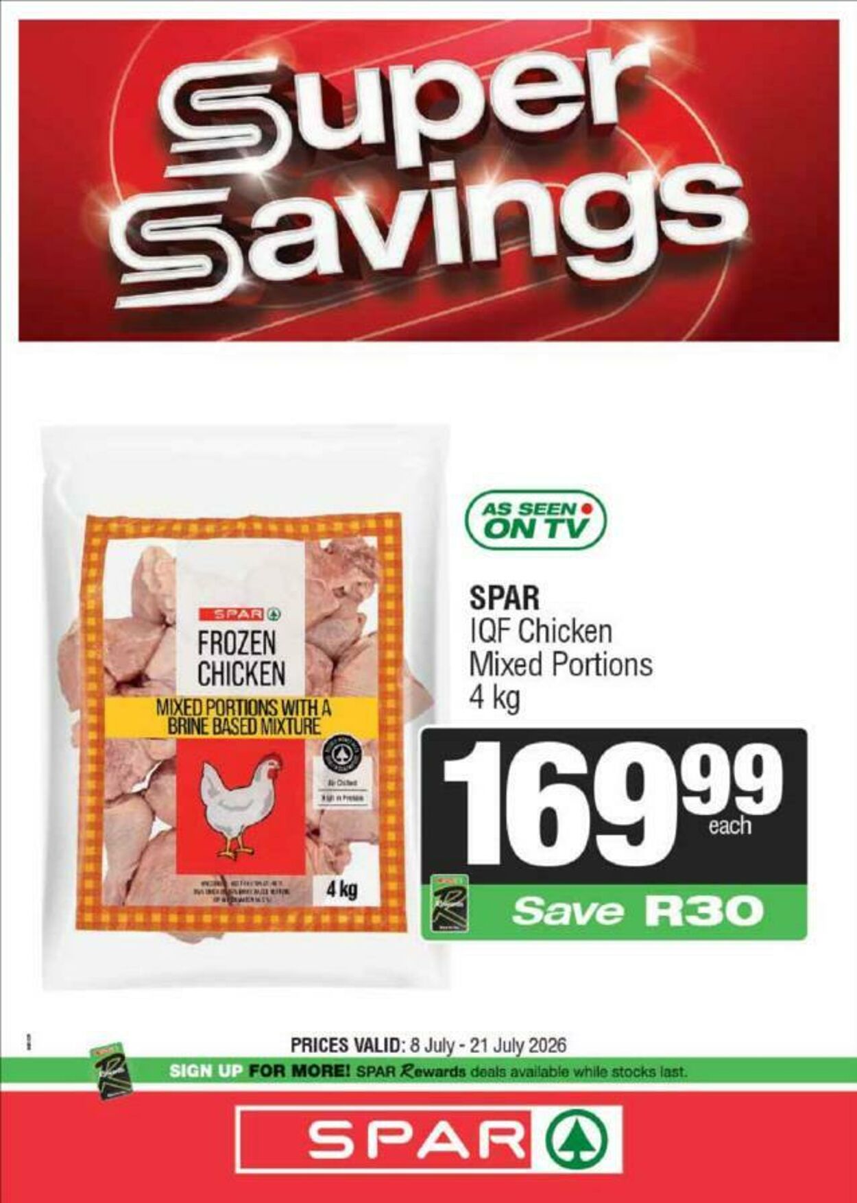 Special Spar 08.07.2026 - 21.07.2026