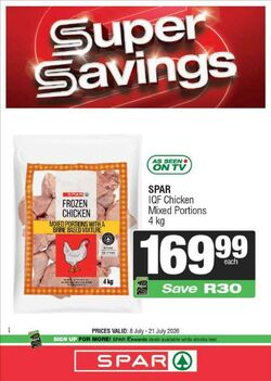 Special Spar 08.07.2026 - 21.07.2026
