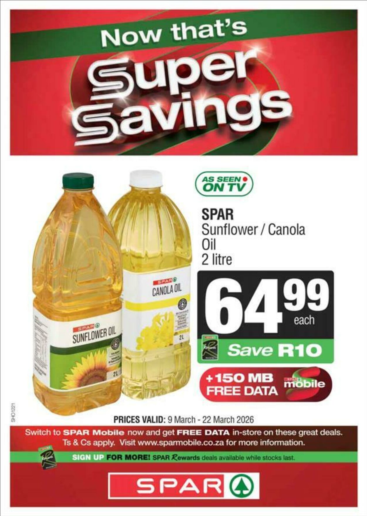 Special Spar 09.03.2026 - 22.03.2026