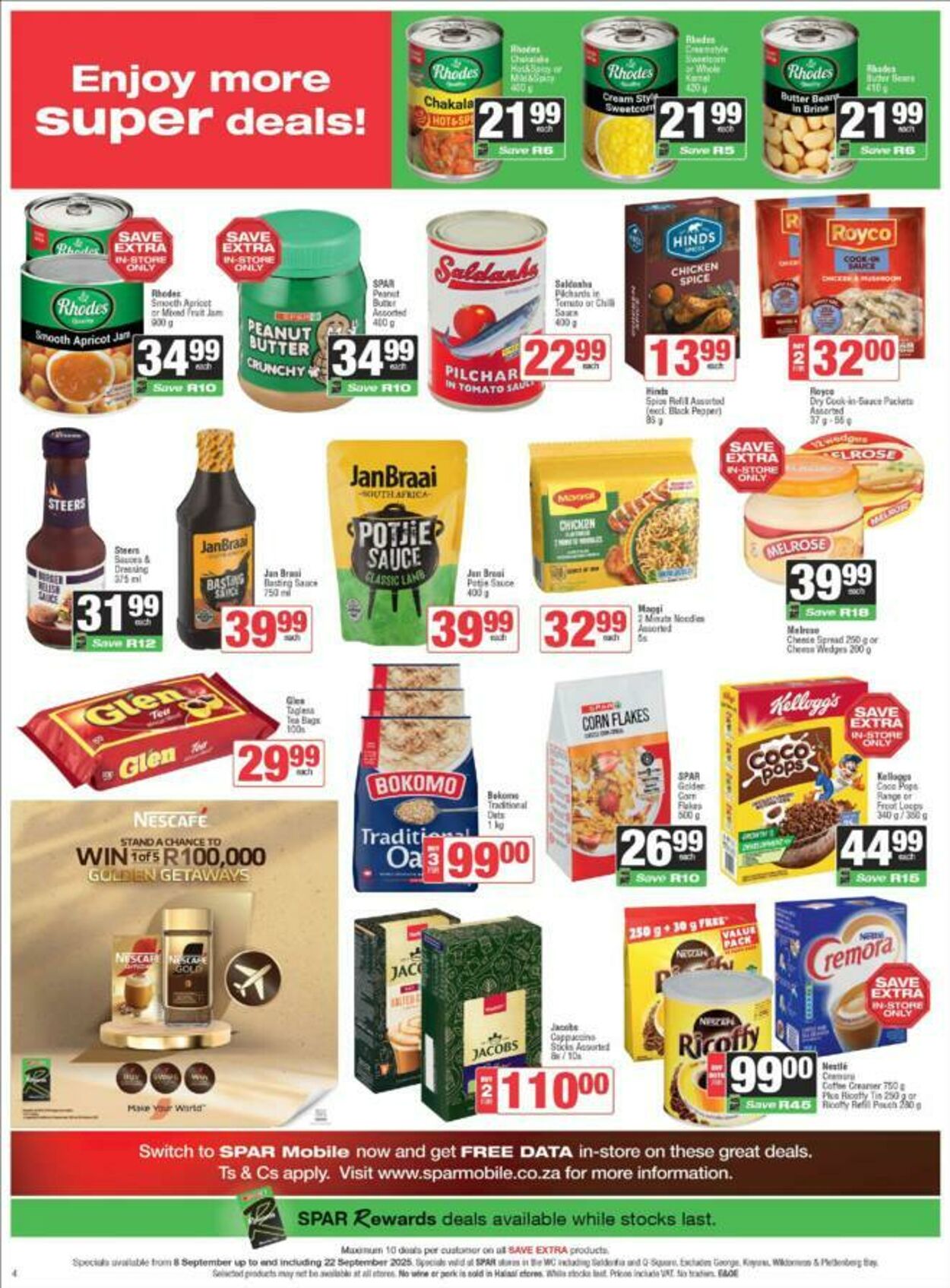 Special Spar 12.09.2025 - 22.09.2025