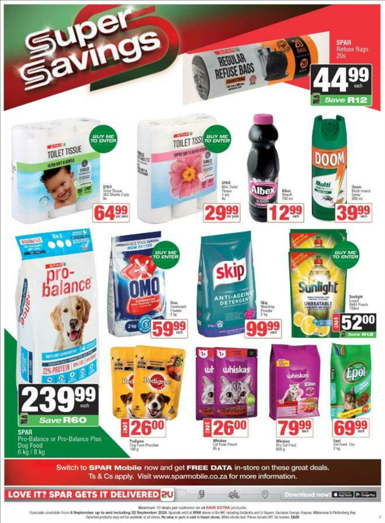 Special Spar 12.09.2025 - 22.09.2025