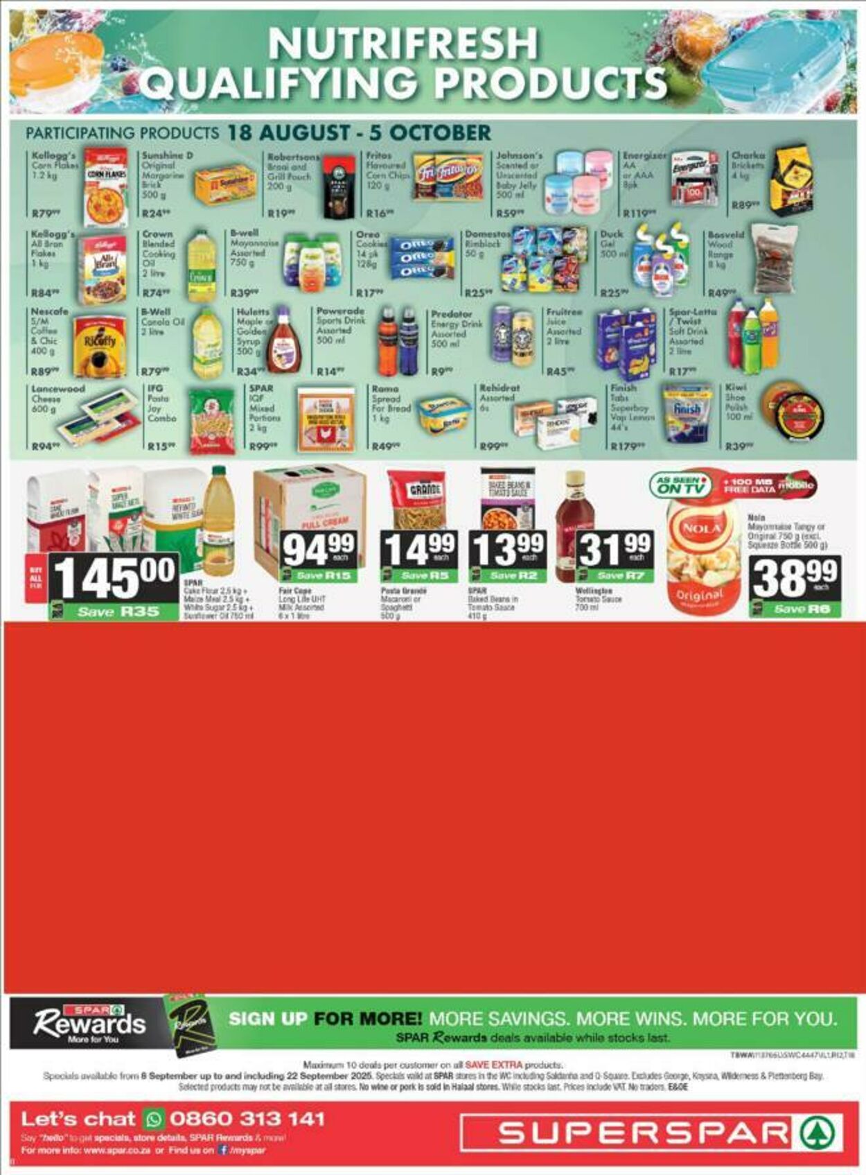 Special Spar 12.09.2025 - 22.09.2025