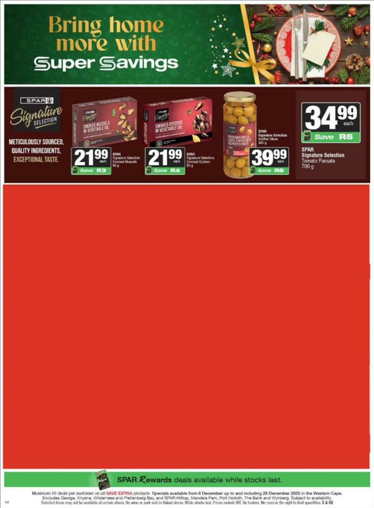 Special Spar 09.12.2025 - 28.12.2025