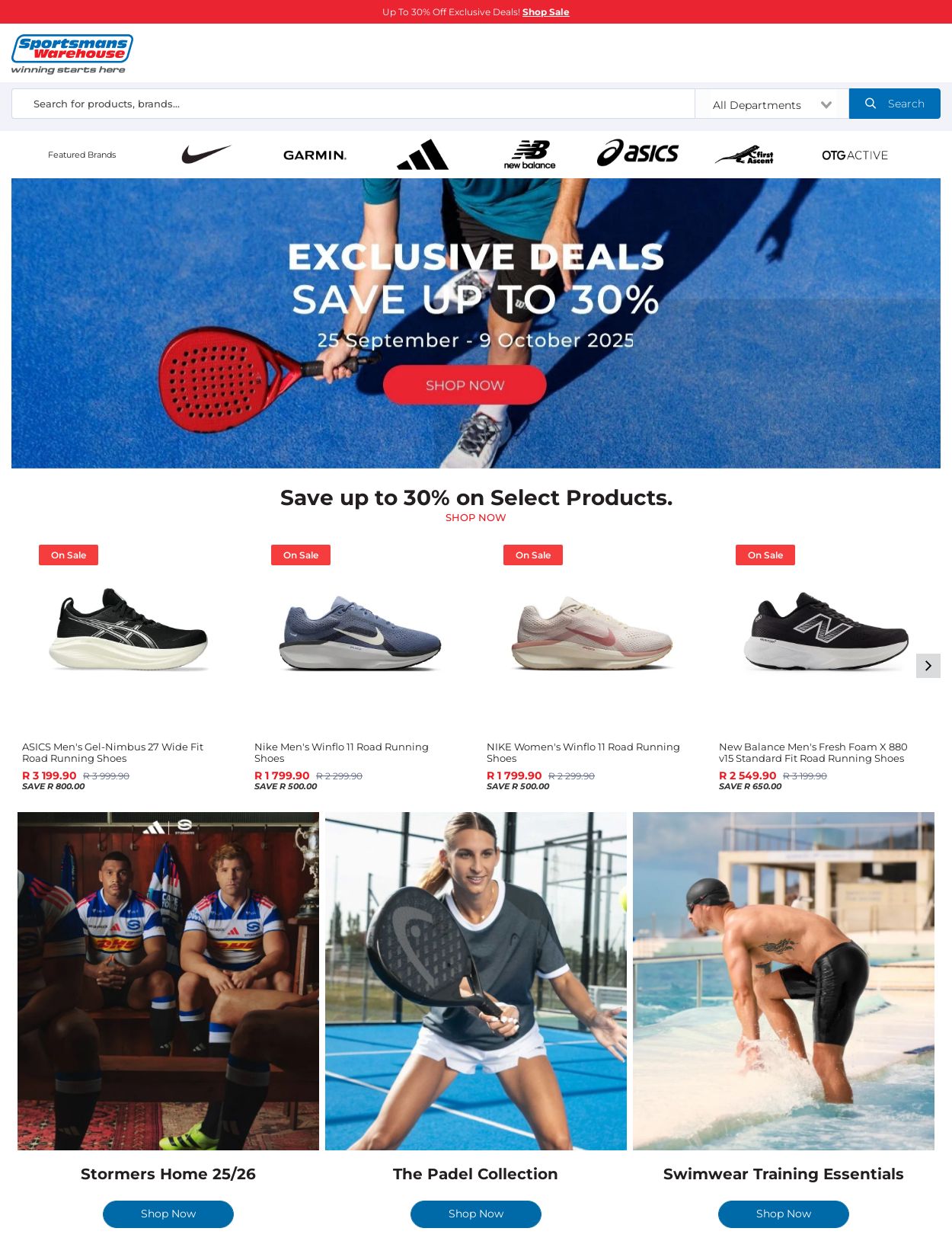 Special Sportsmans Warehouse 01.10.2025 - 09.10.2025