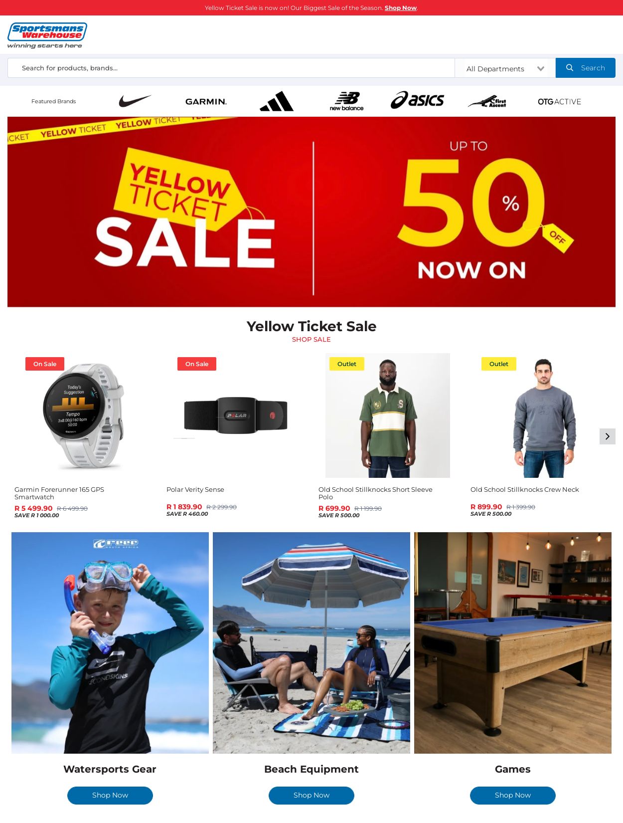 Sportsmans Warehouse Promotional specials