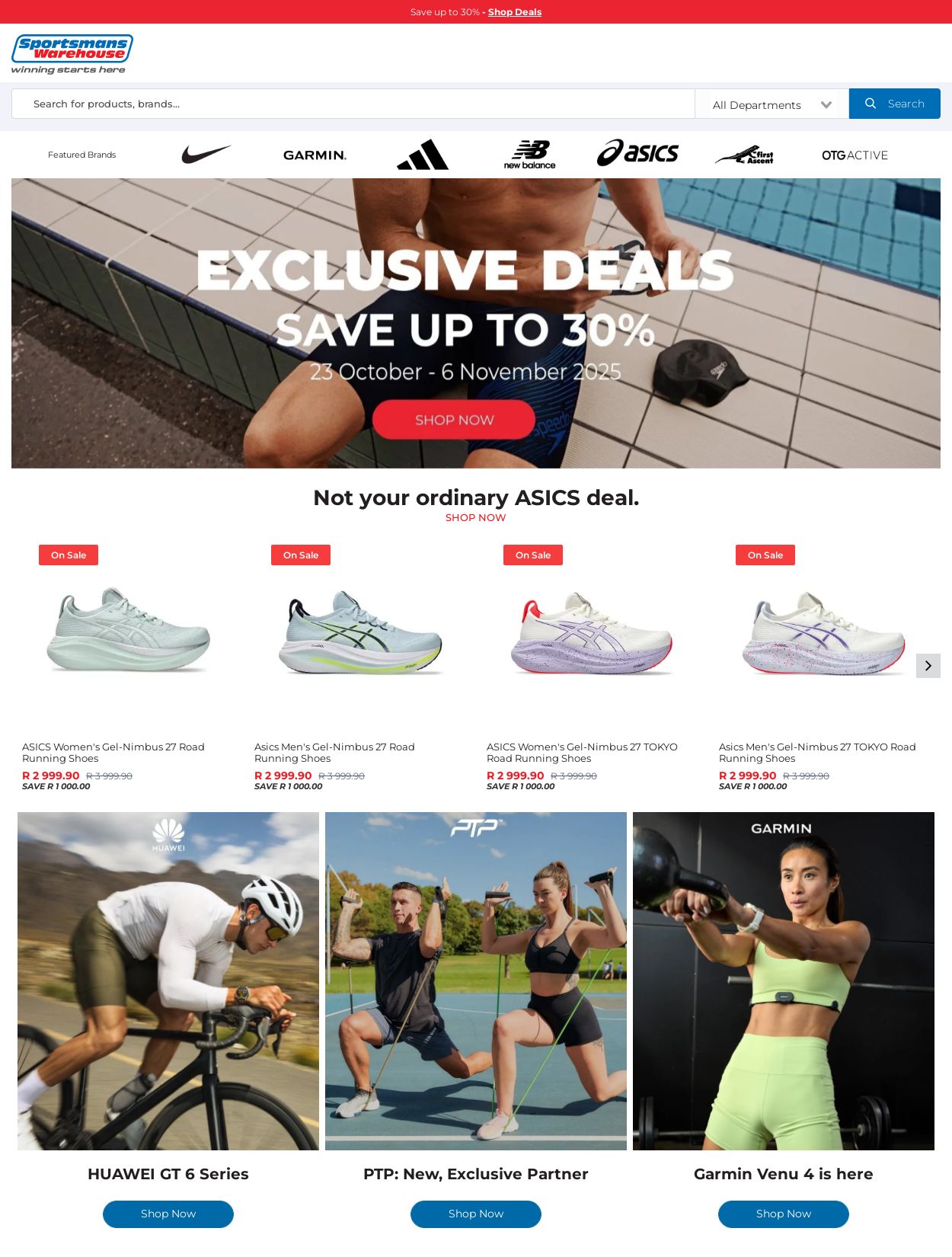 Special Sportsmans Warehouse 05.11.2025 - 13.11.2025