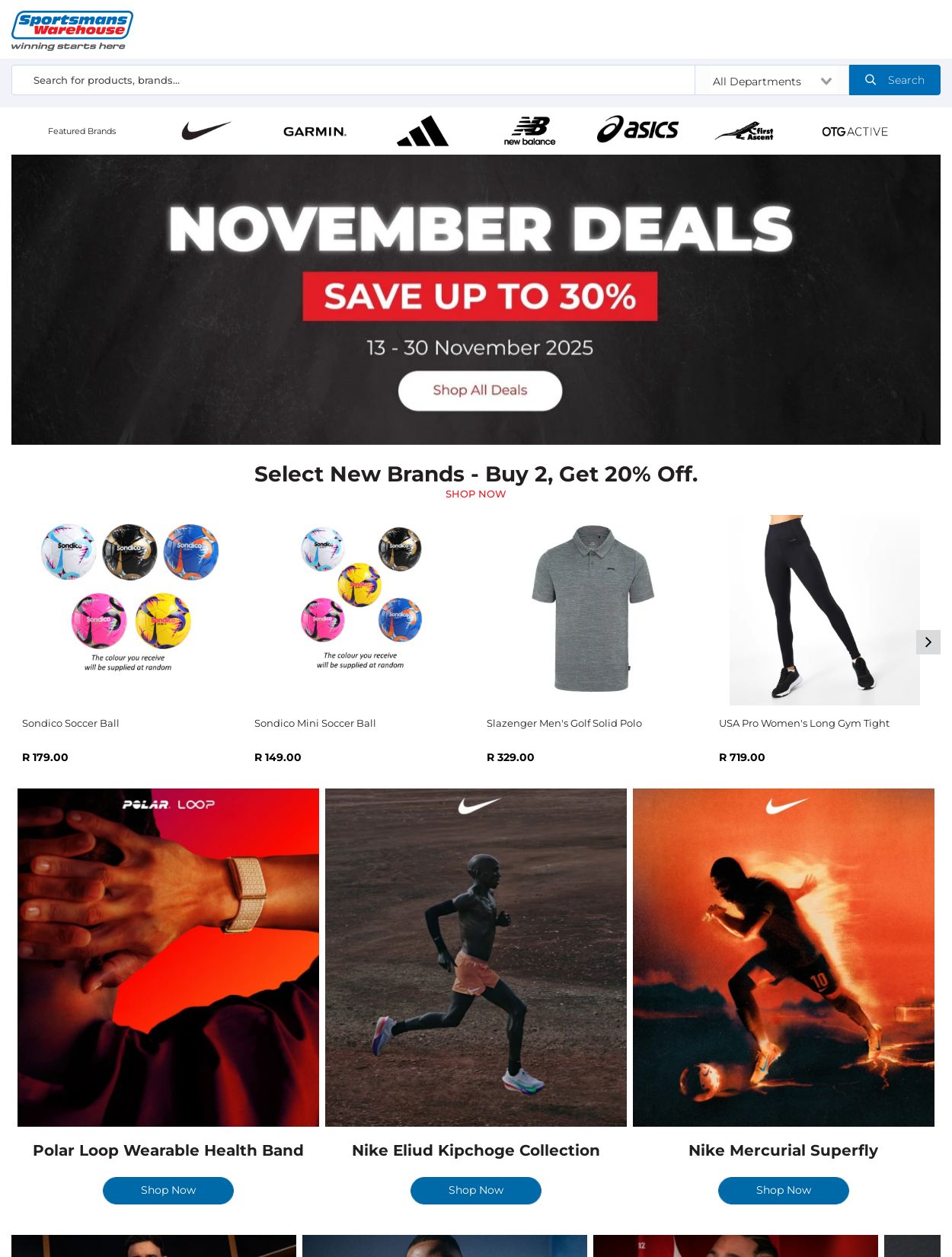 Special Sportsmans Warehouse 19.11.2025 - 27.11.2025