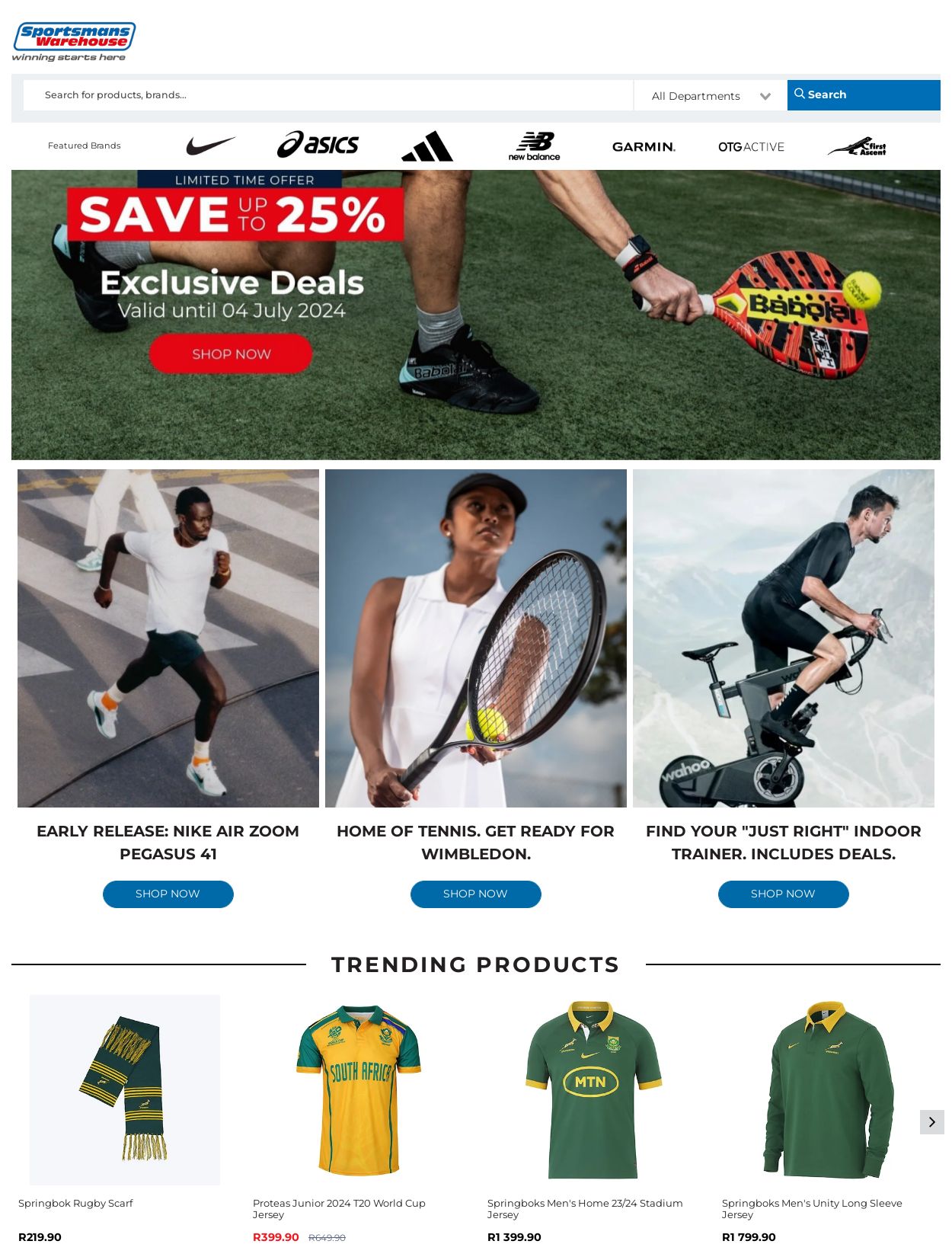Sportsmans Warehouse Promotional specials