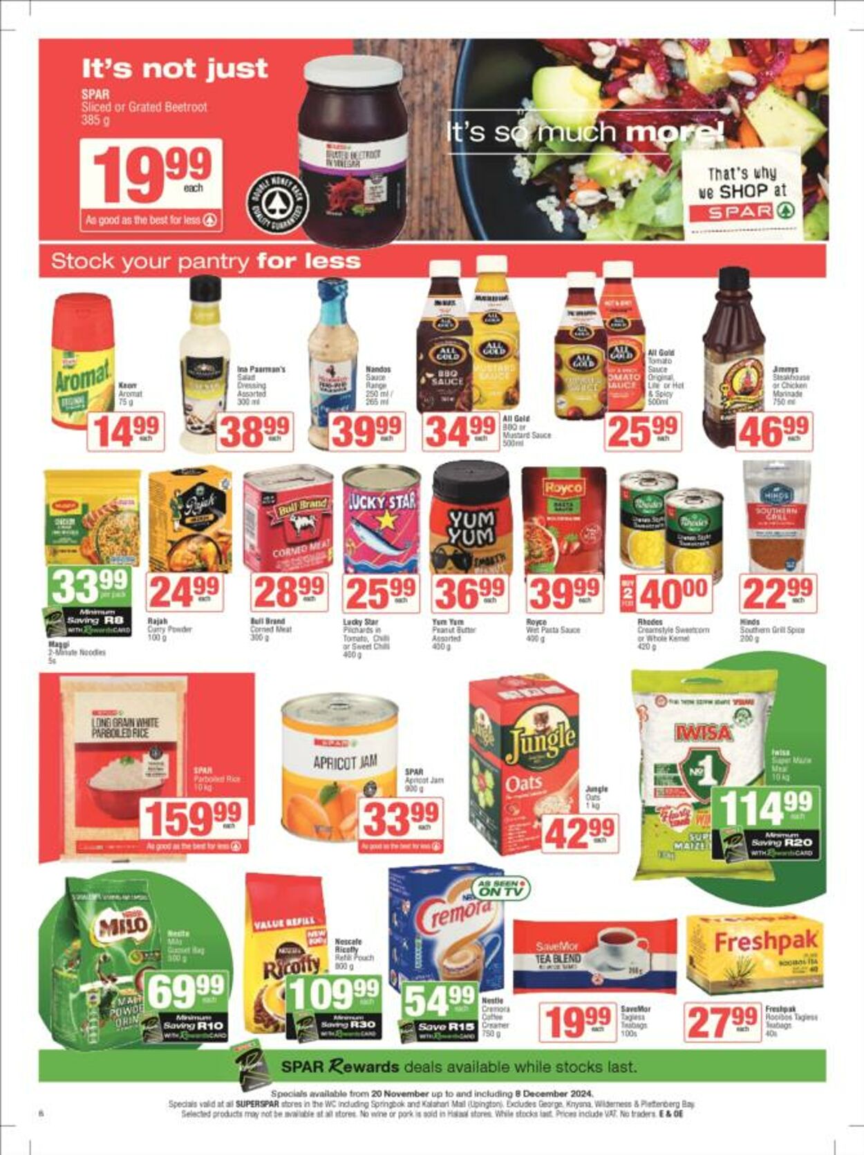 Special SuperSpar 20.11.2024 - 08.12.2024