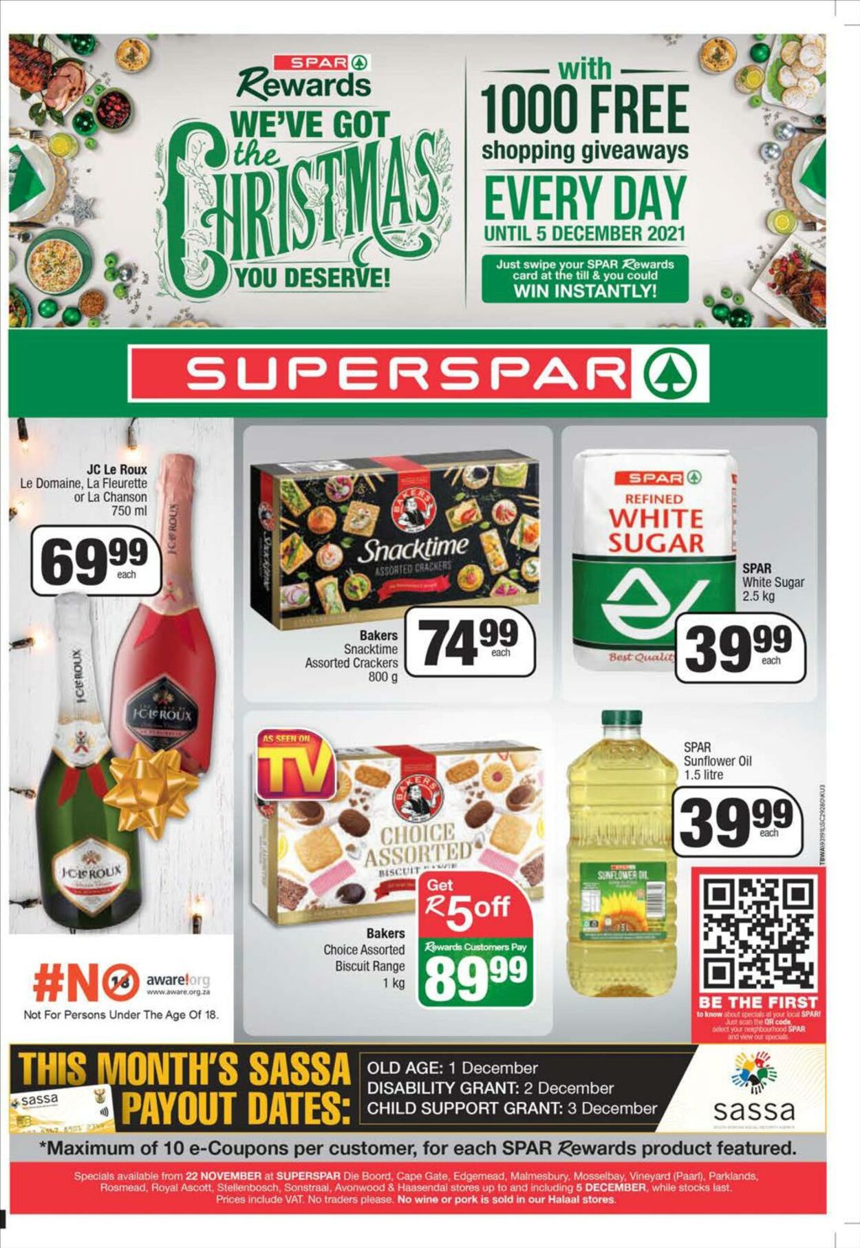 Special SuperSpar 22.11.2021 - 05.12.2021