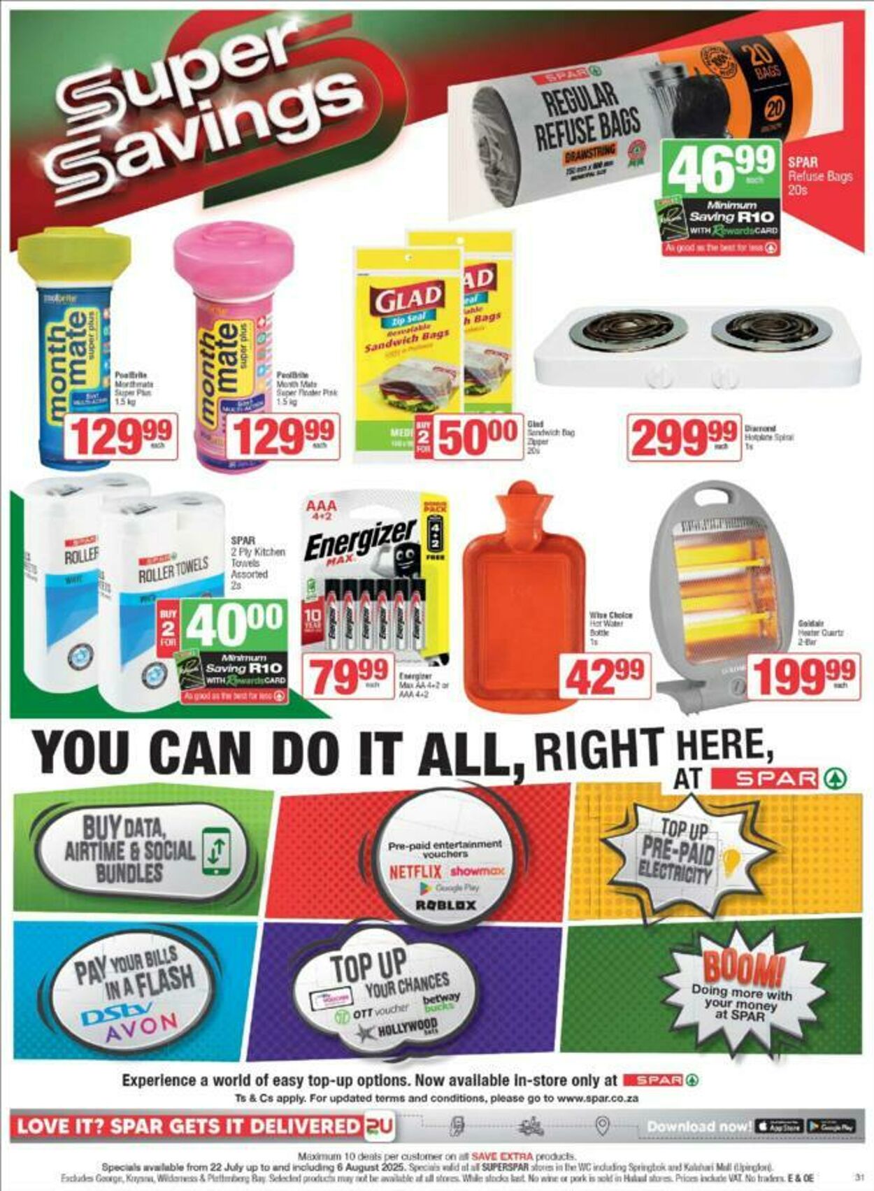 Special SuperSpar 22.07.2025 - 06.08.2025