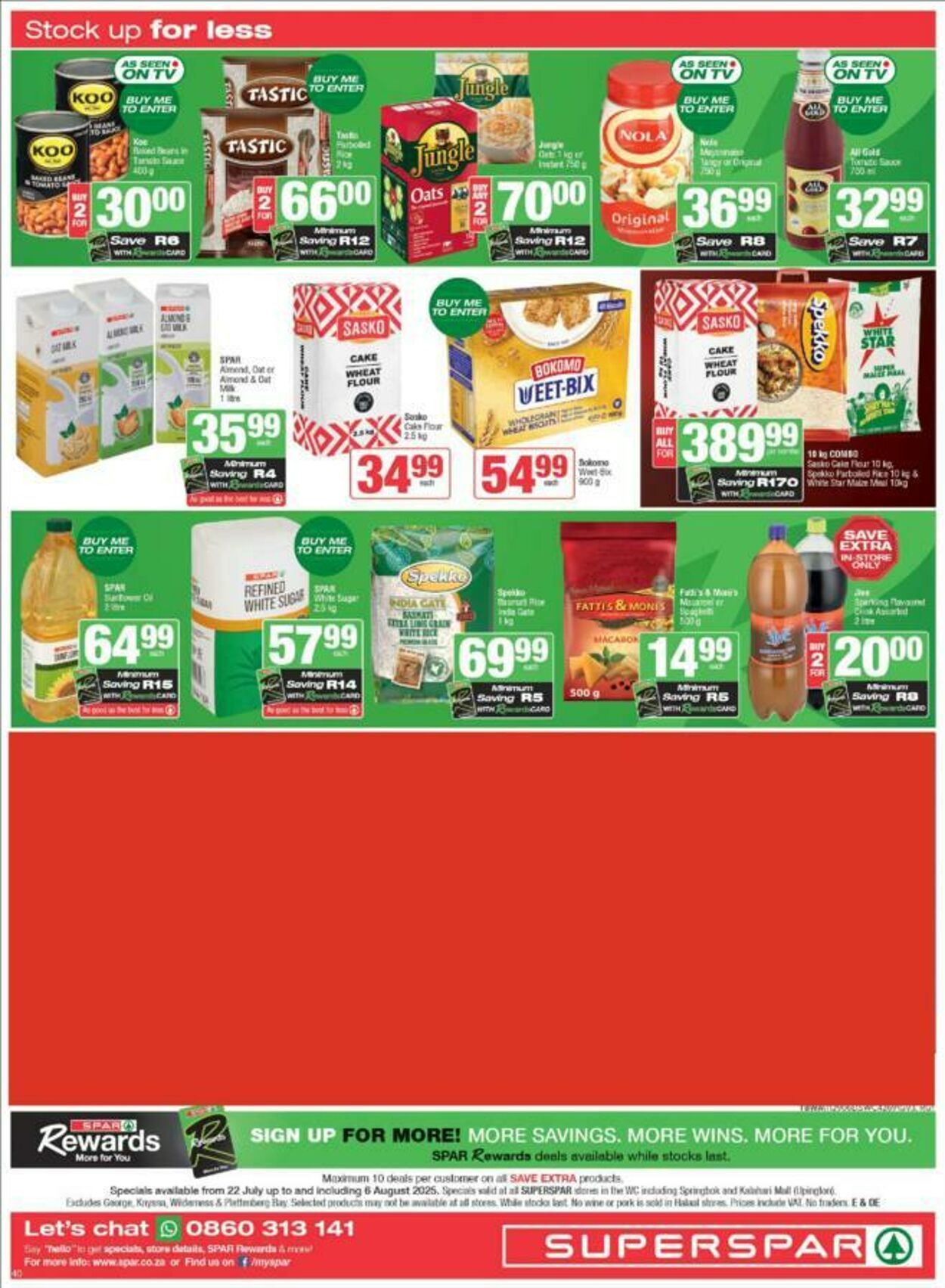 Special SuperSpar 22.07.2025 - 06.08.2025