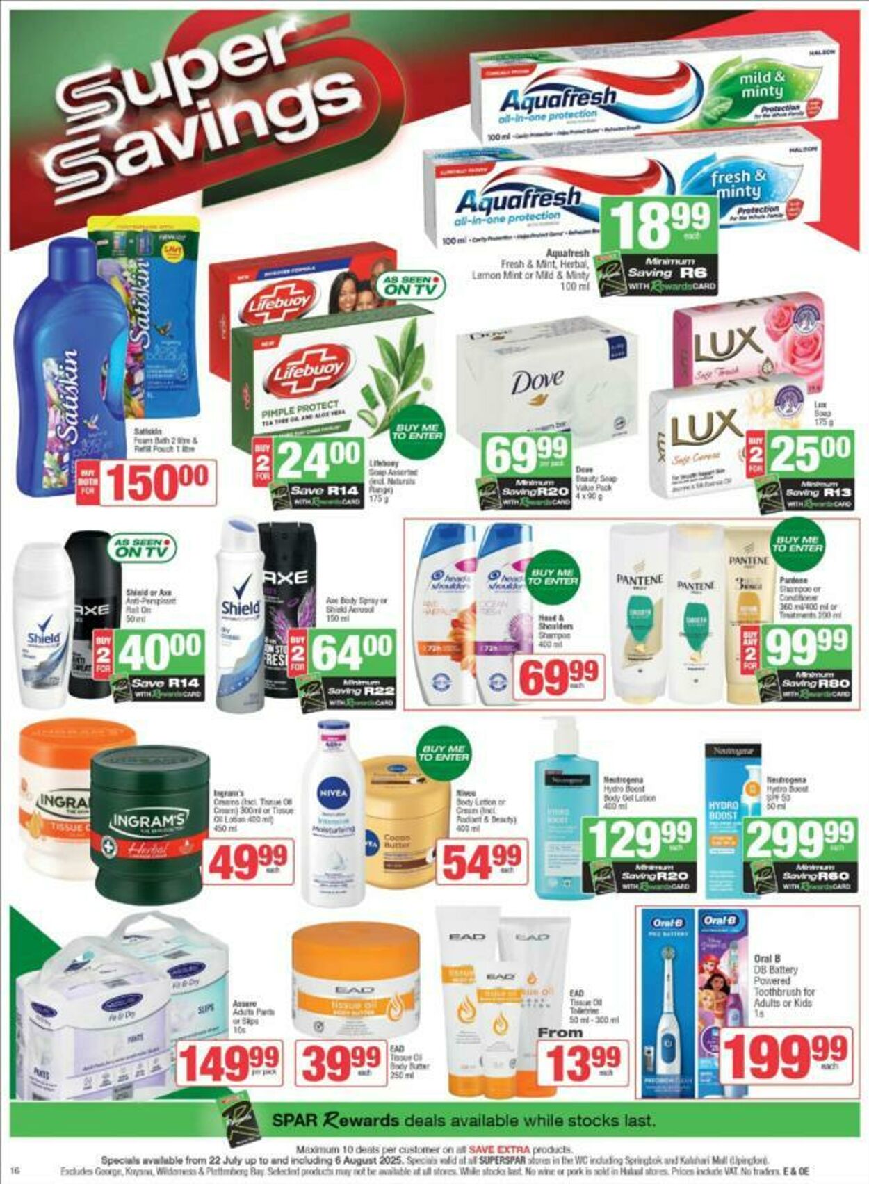 Special SuperSpar 22.07.2025 - 06.08.2025