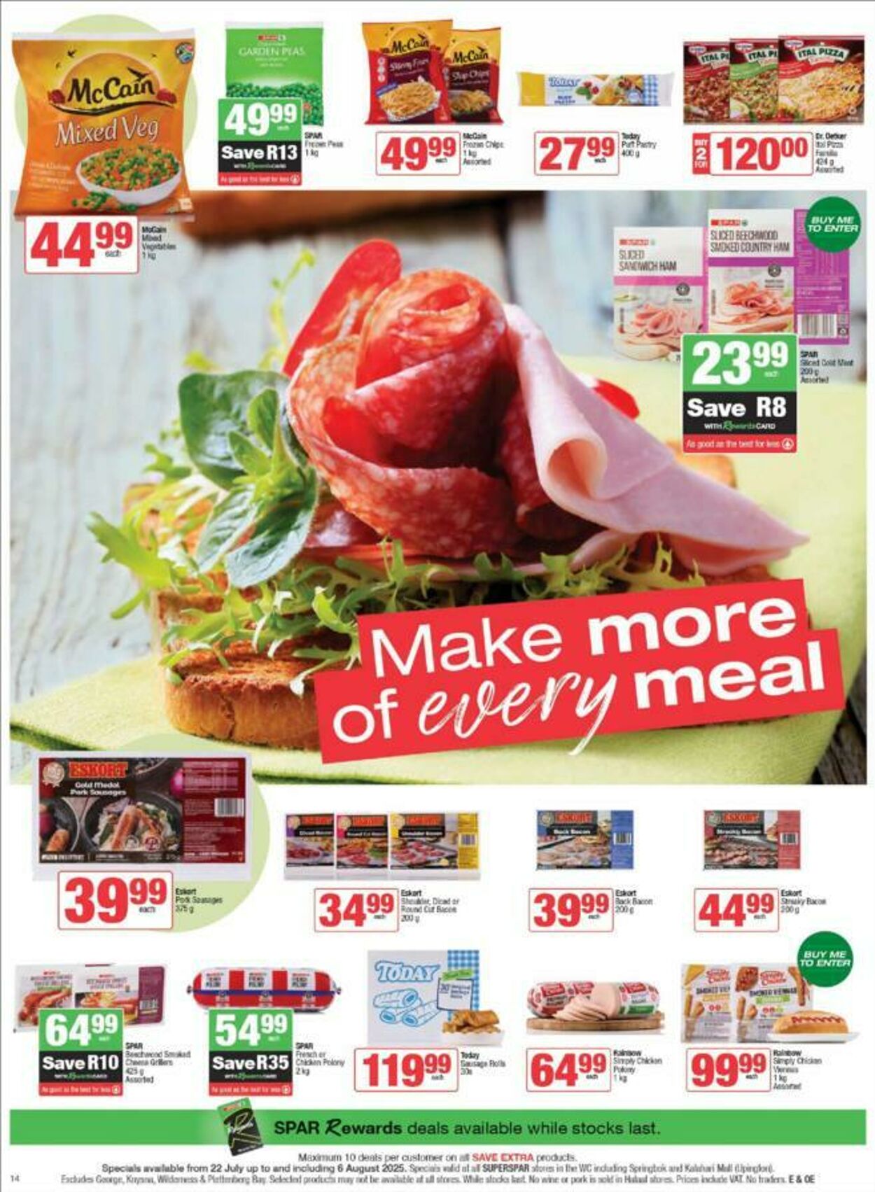 Special SuperSpar 22.07.2025 - 06.08.2025