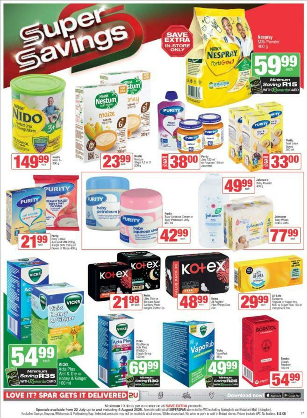 Special SuperSpar 22.07.2025 - 06.08.2025
