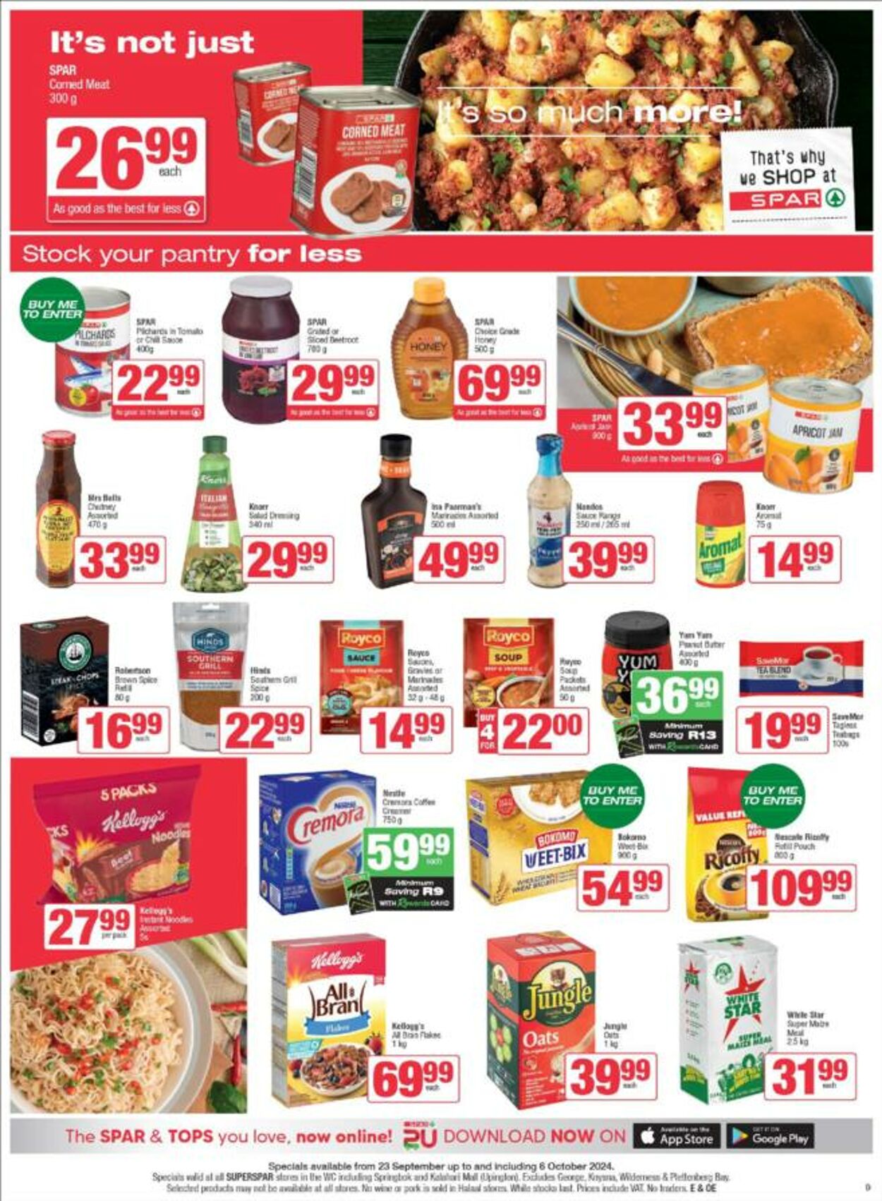 Special SuperSpar 23.09.2024 - 06.10.2024