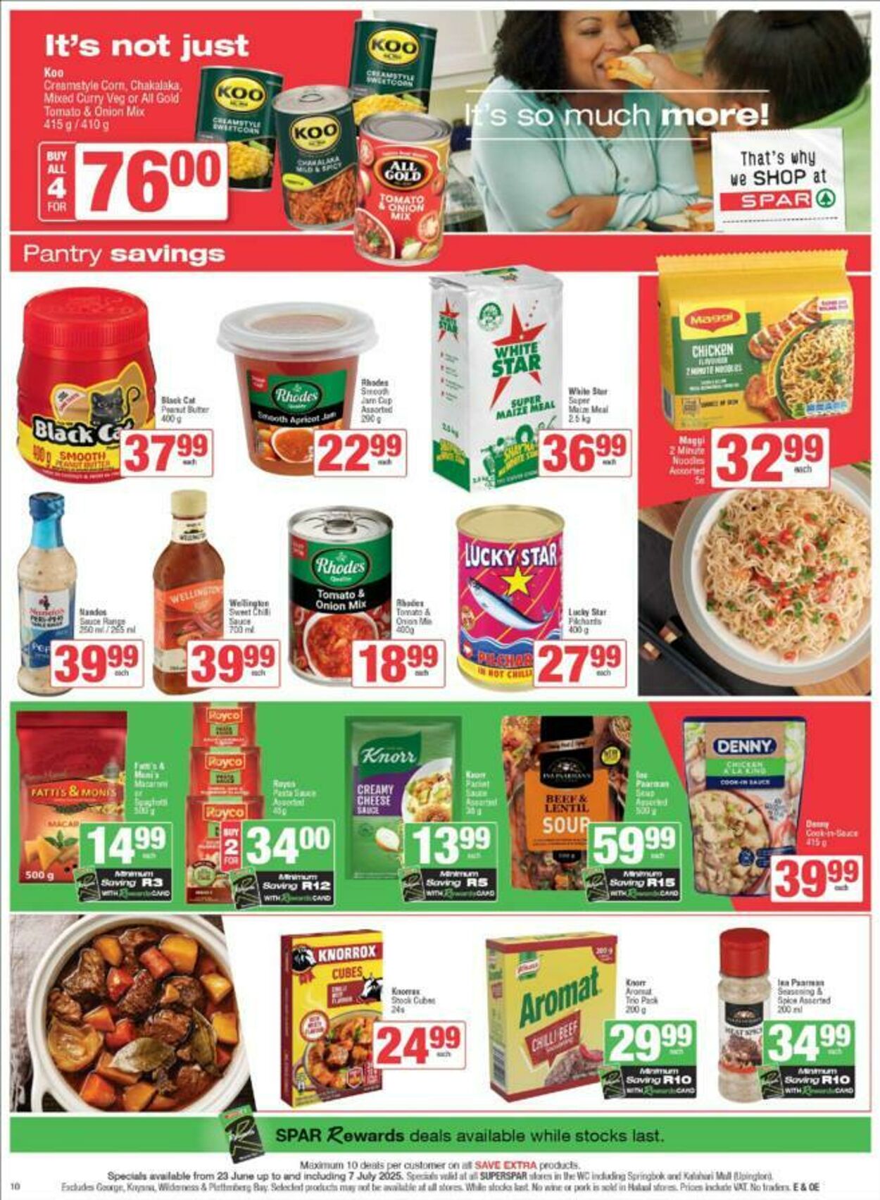 Special SuperSpar 23.06.2025 - 07.07.2025