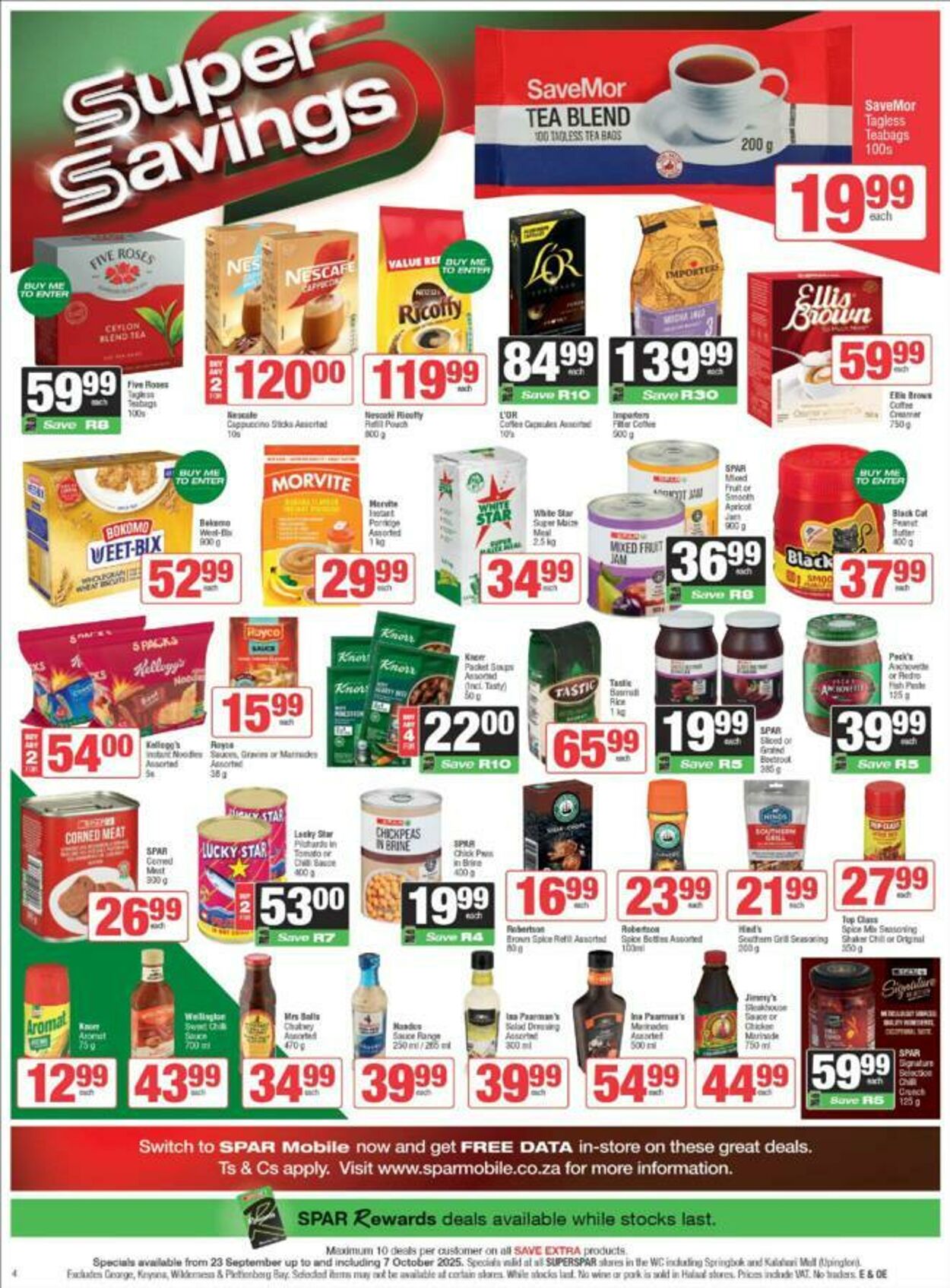 Special SuperSpar 23.09.2025 - 07.10.2025