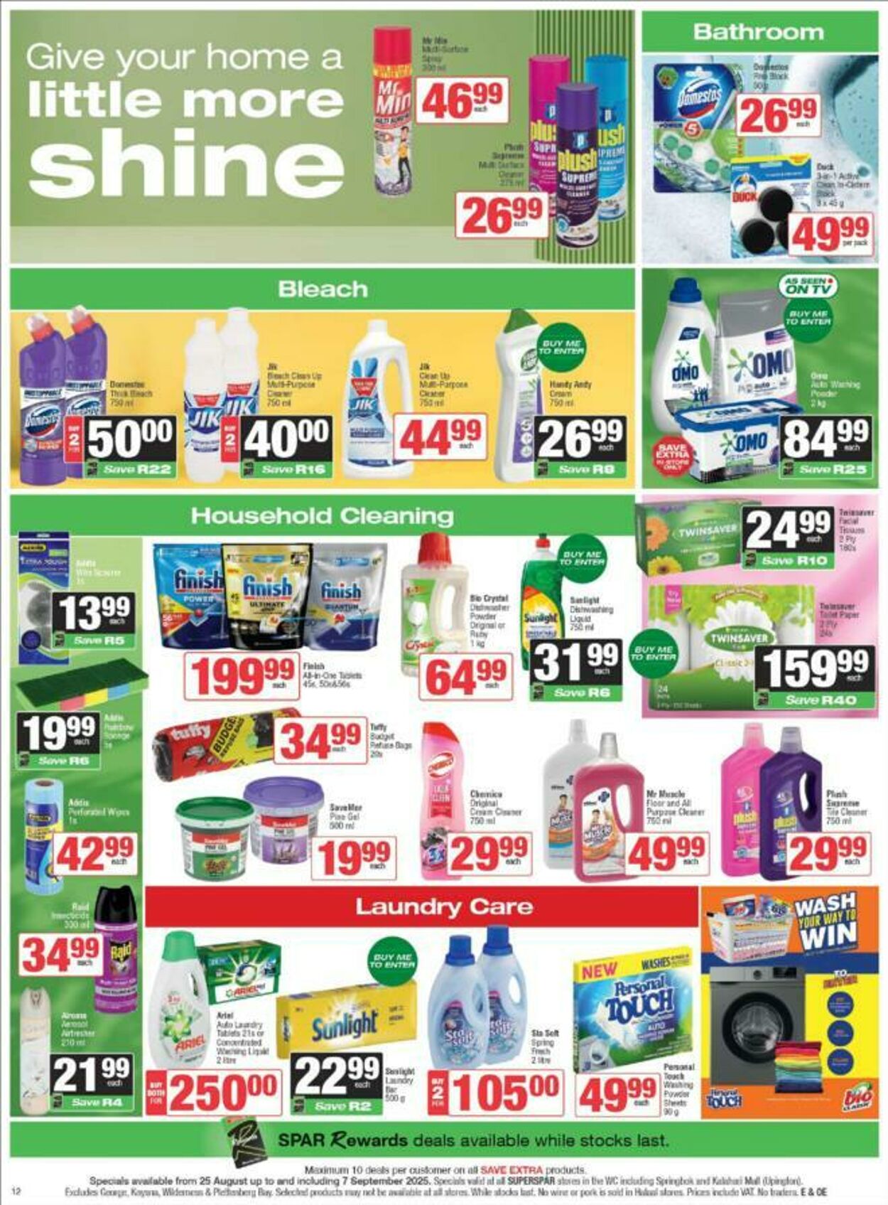 Special SuperSpar 25.08.2025 - 07.09.2025