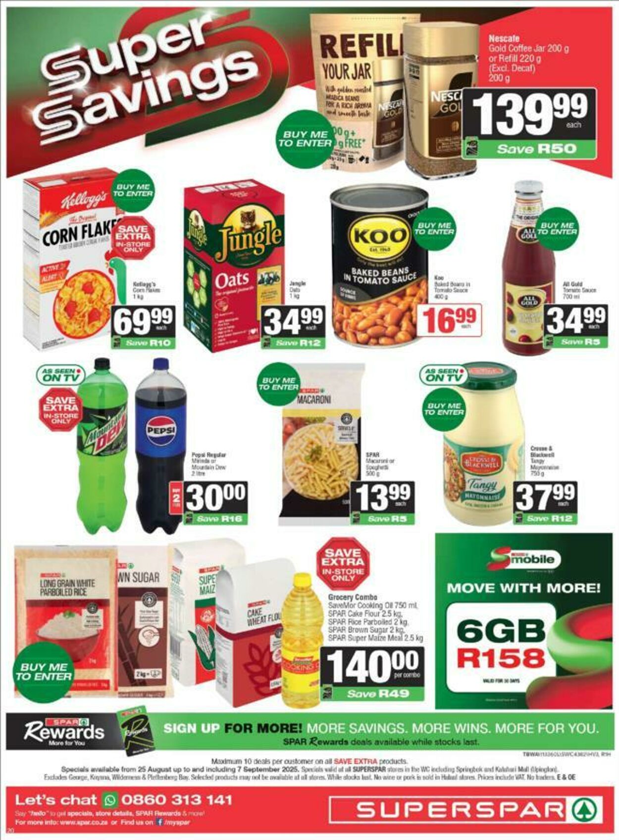 Special SuperSpar 25.08.2025 - 07.09.2025