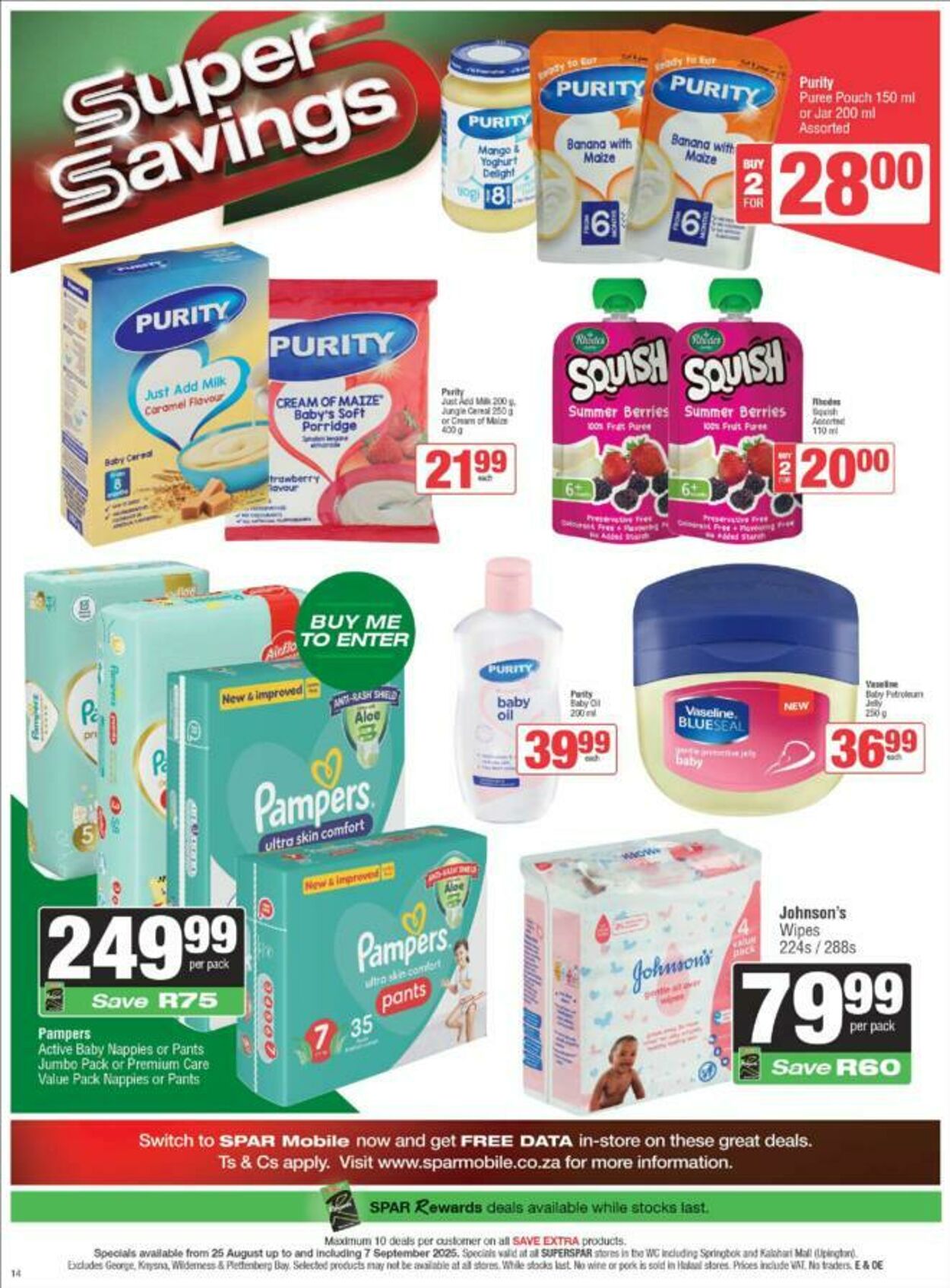 Special SuperSpar 25.08.2025 - 07.09.2025
