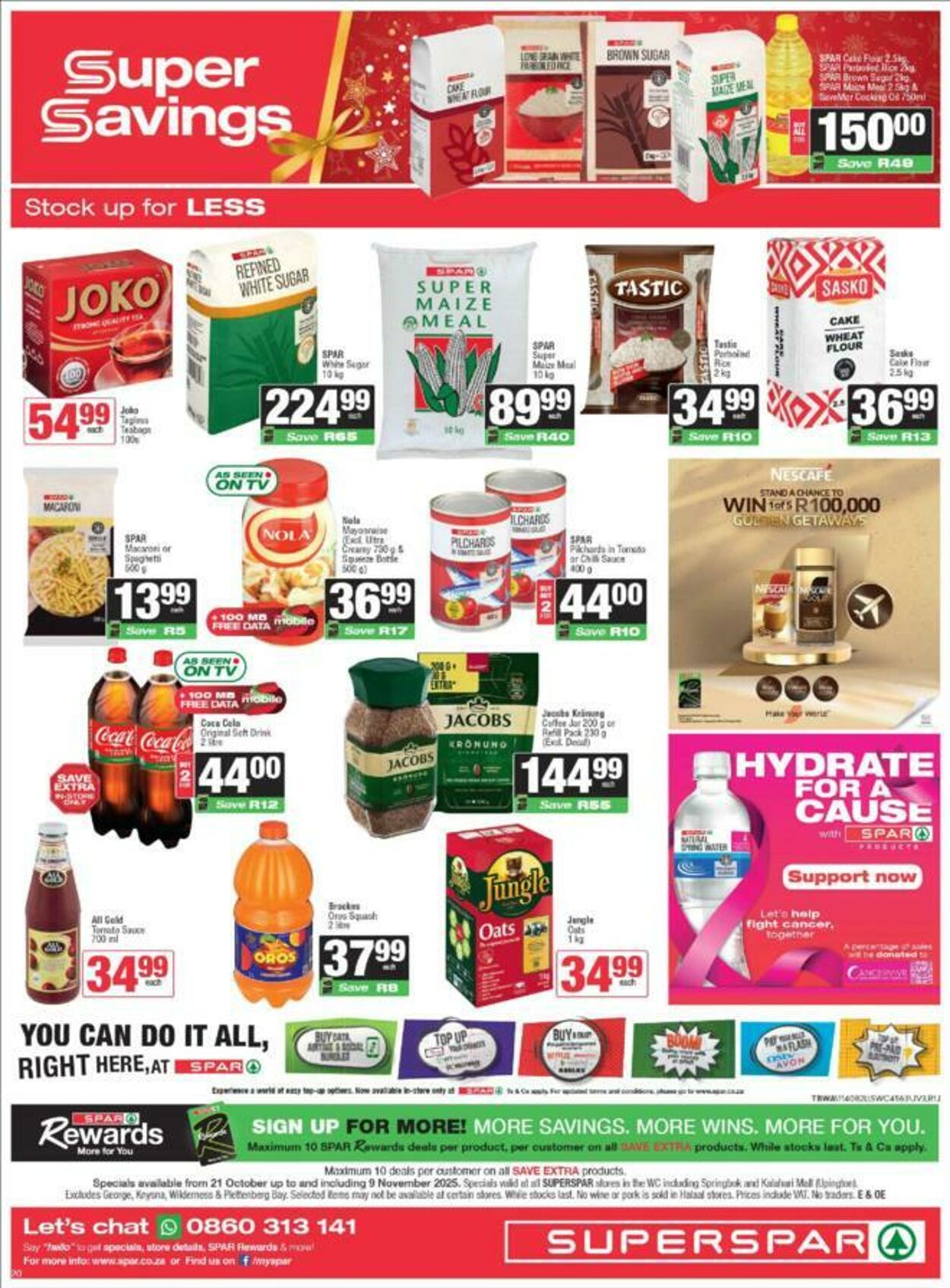 Special SuperSpar 22.10.2025 - 09.11.2025