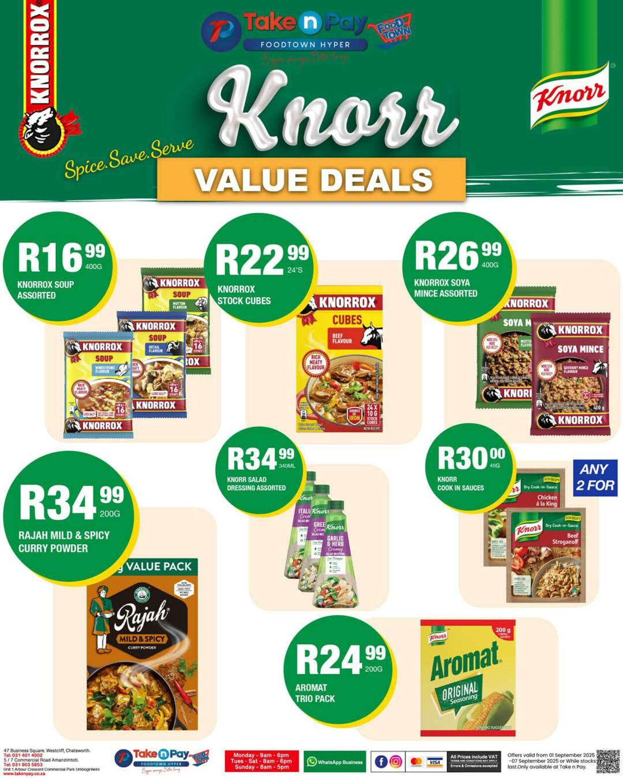 Special Take n Pay 01.09.2025 - 07.09.2025