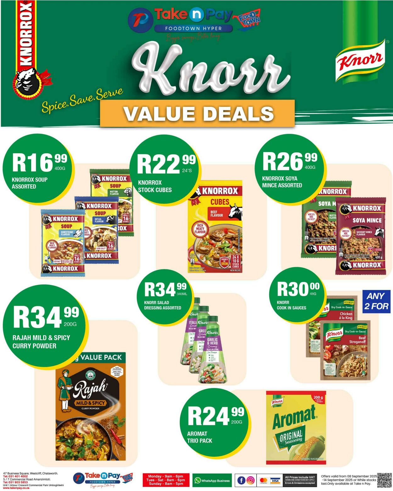 Special Take n Pay 08.09.2025 - 14.09.2025