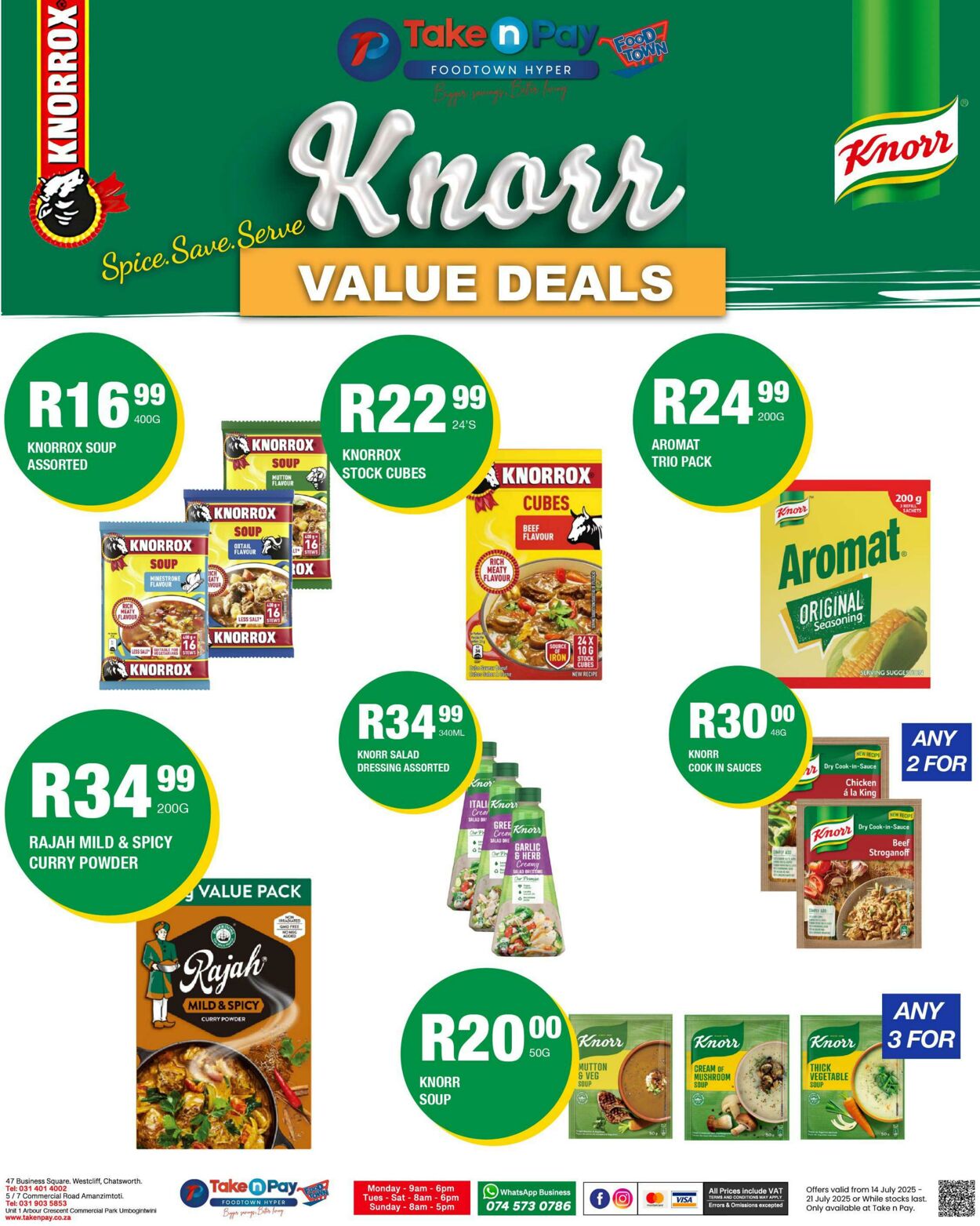 Special Take n Pay 14.07.2025 - 20.07.2025