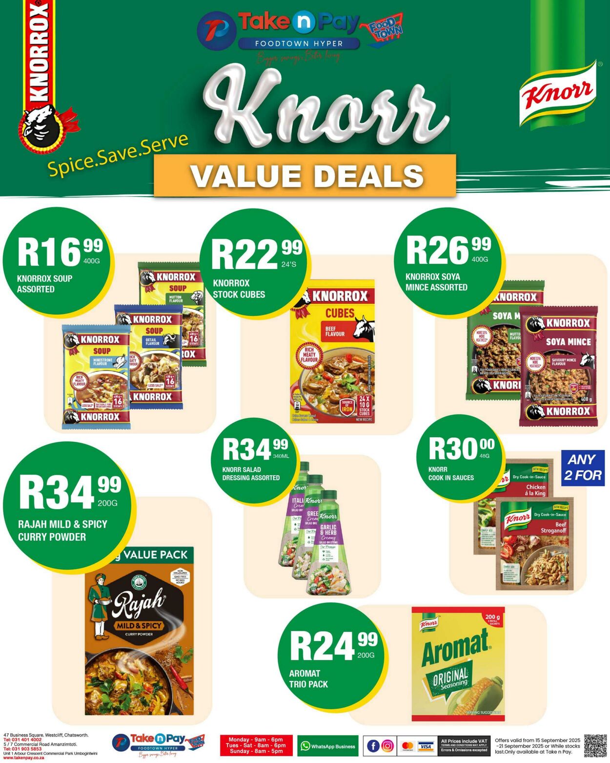 Special Take n Pay 15.09.2025 - 21.09.2025