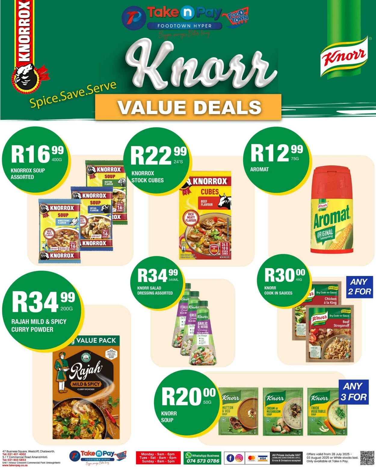 Special Take n Pay 28.07.2025 - 03.08.2025