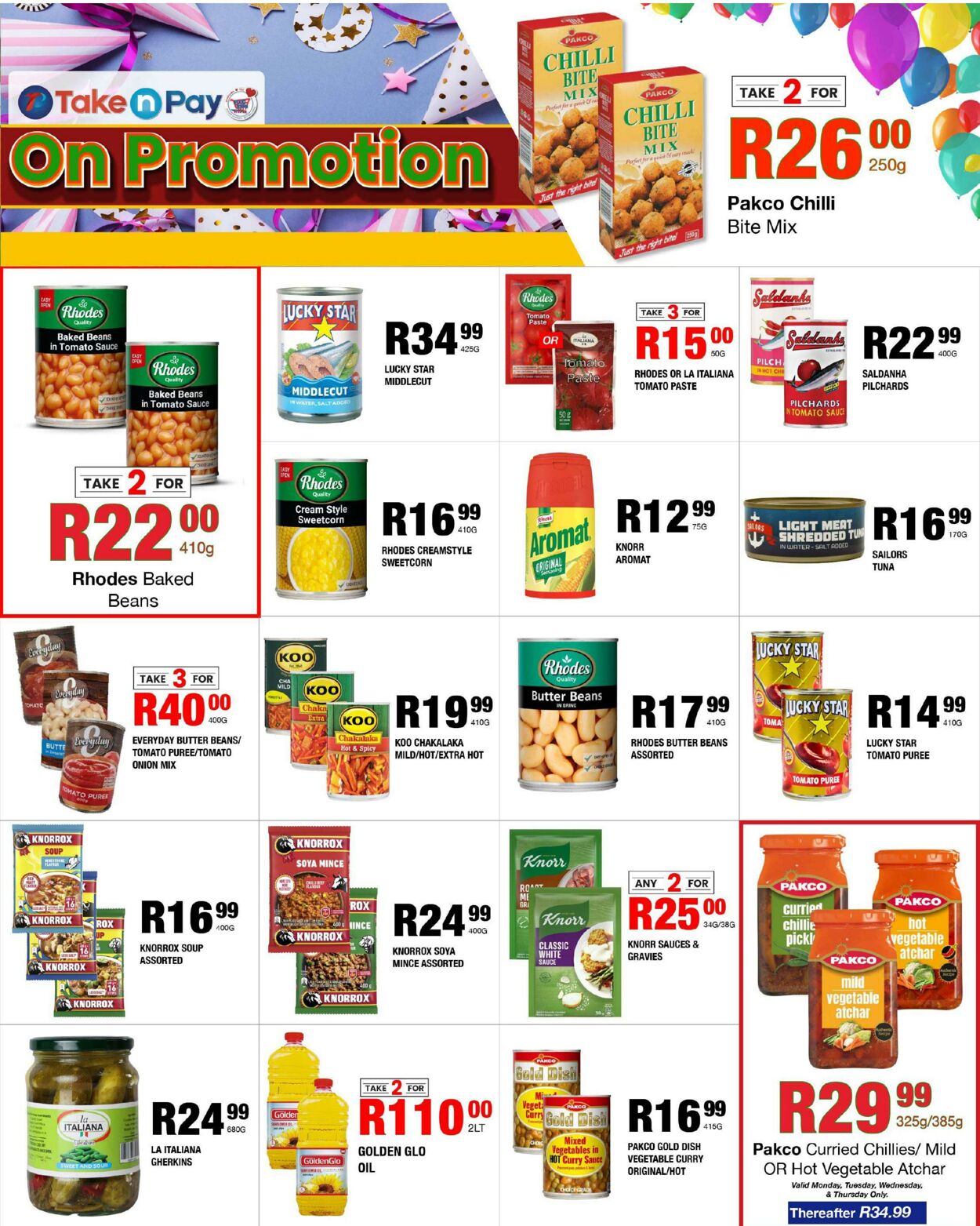 Special Take n Pay 29.09.2025 - 05.10.2025