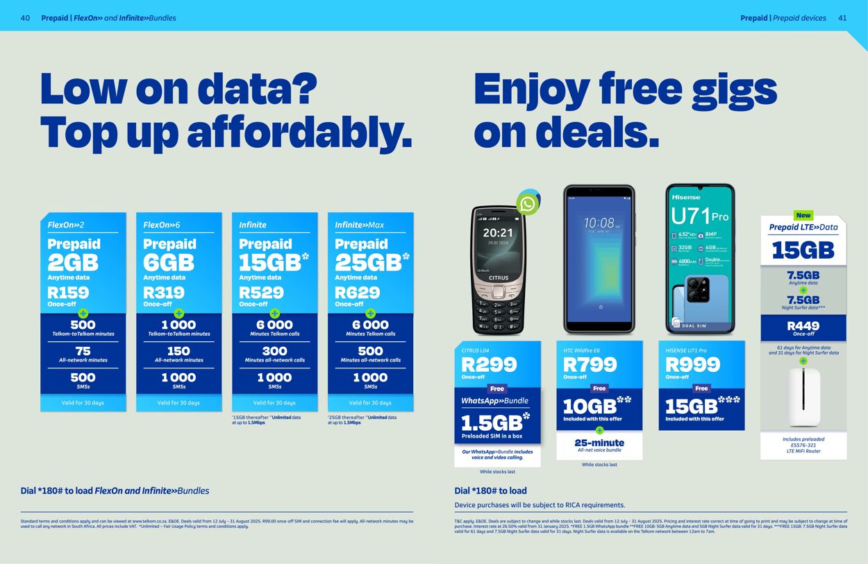 Special Telkom 01.08.2025 - 31.08.2025