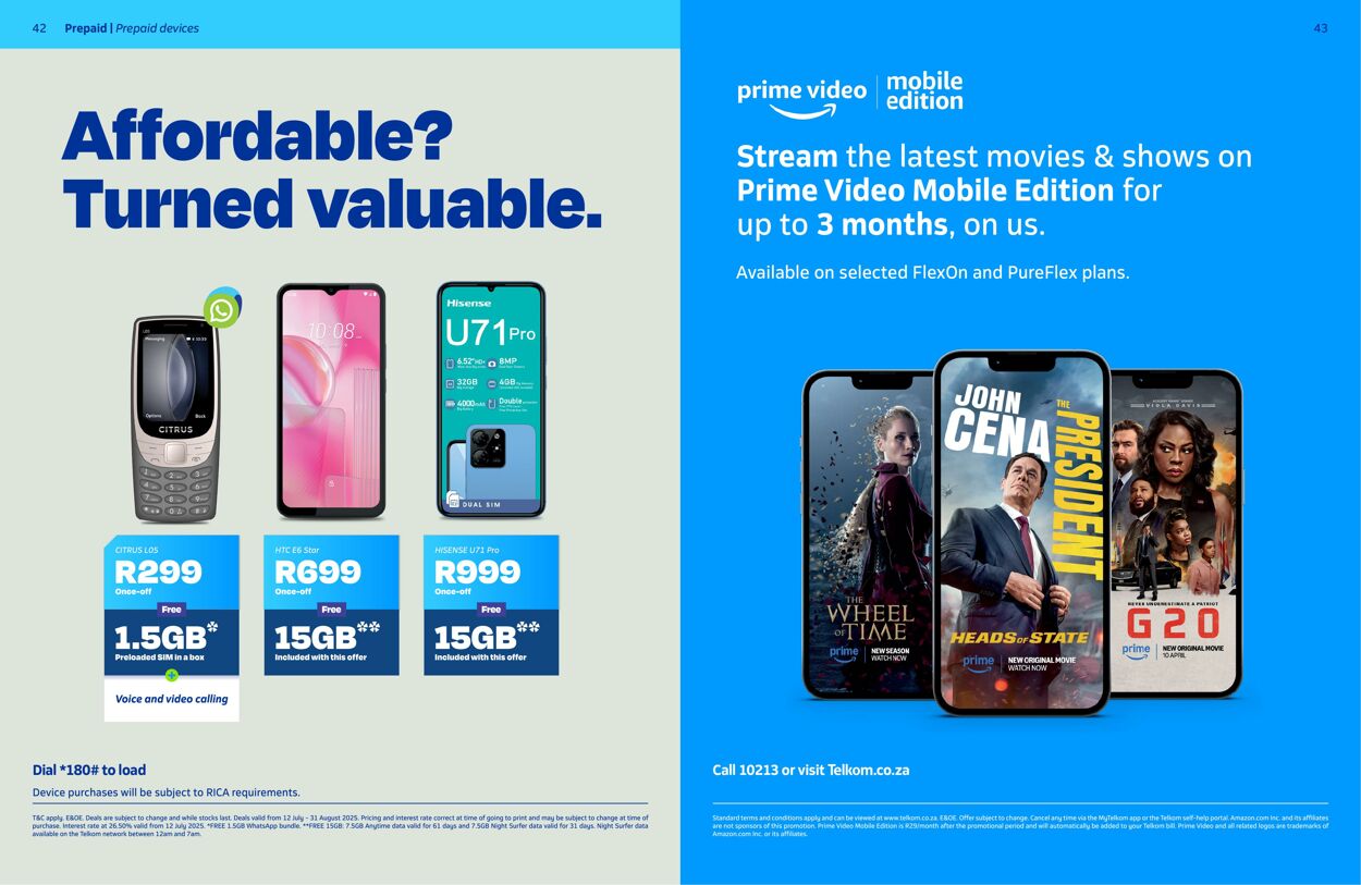 Special Telkom 01.08.2025 - 31.08.2025